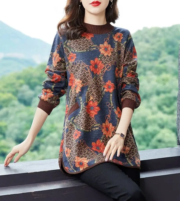 Fabienne-Marie - Pull Confortable Fleece