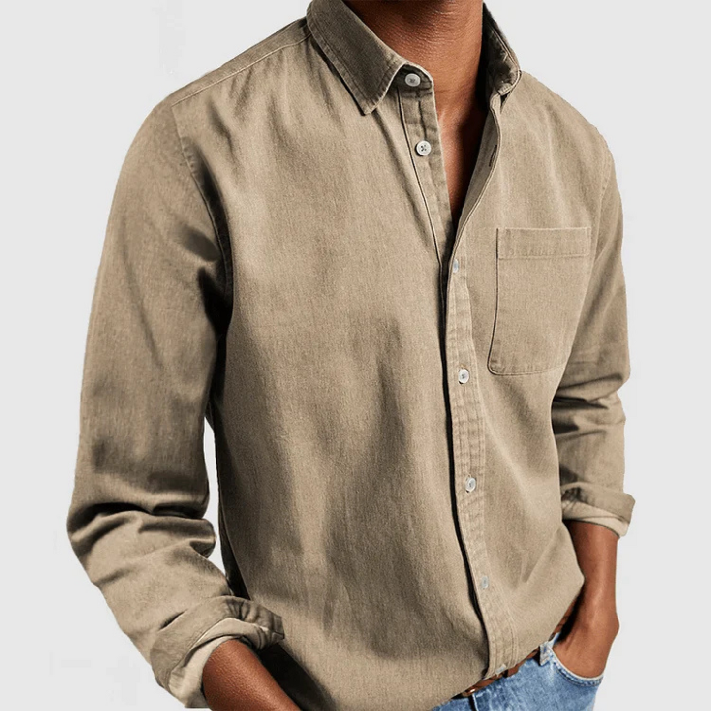 Fabrice | Homme Chemise | Manches Longues et Tissu Respirant