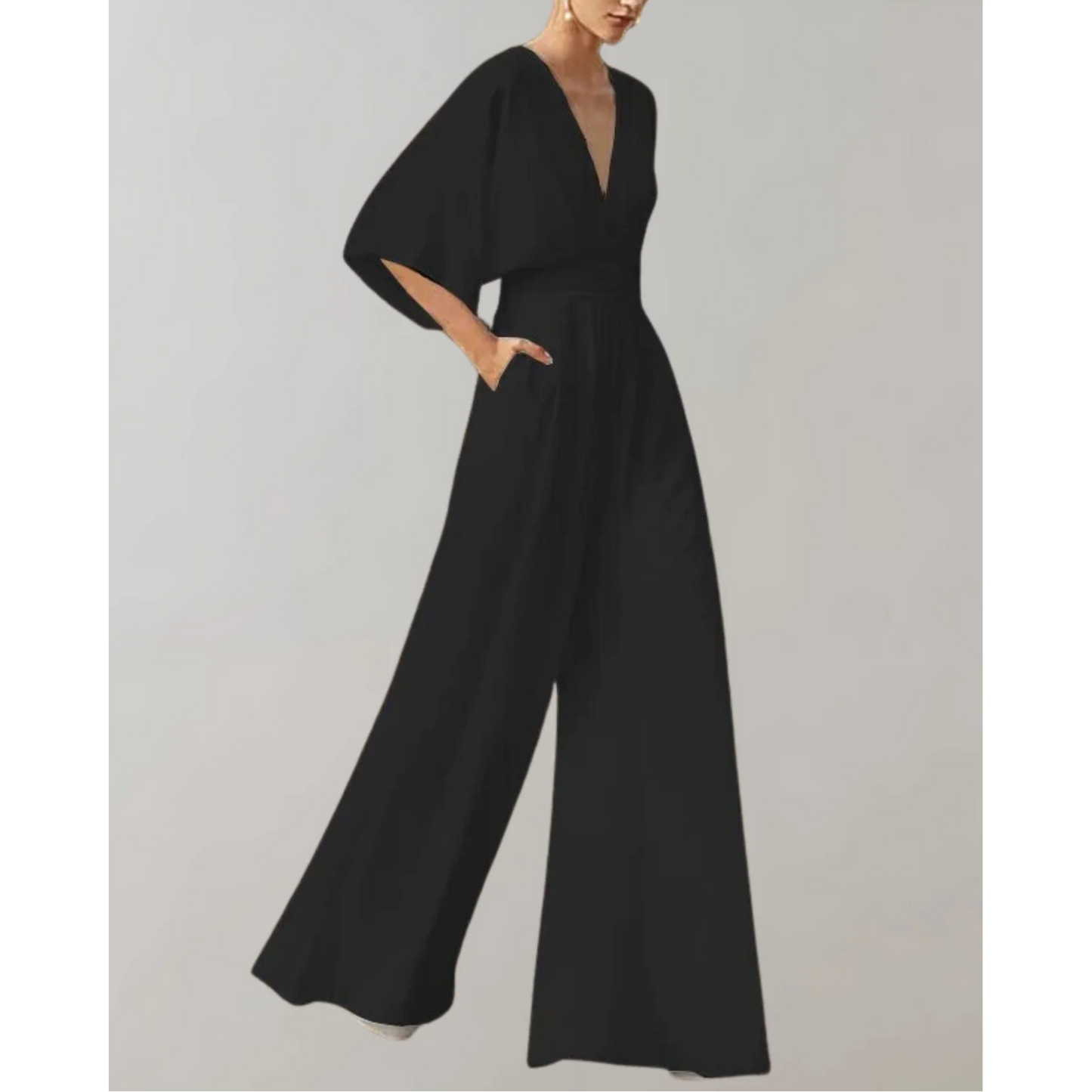 Ameline | Combinaison Femme | Tissu Fluide Ajusté