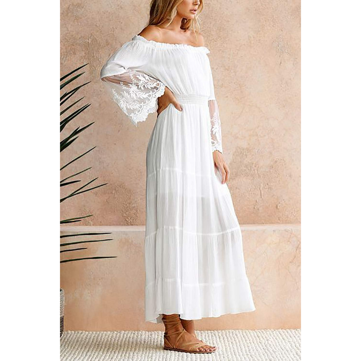 Femmes Robe Maxi Boho | Coupe Fluide