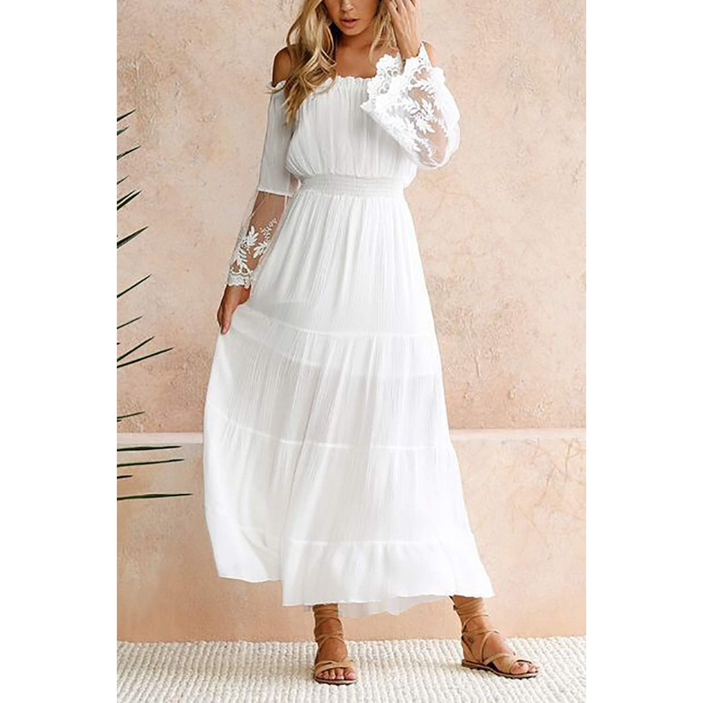 Femmes Robe Maxi Boho | Coupe Fluide