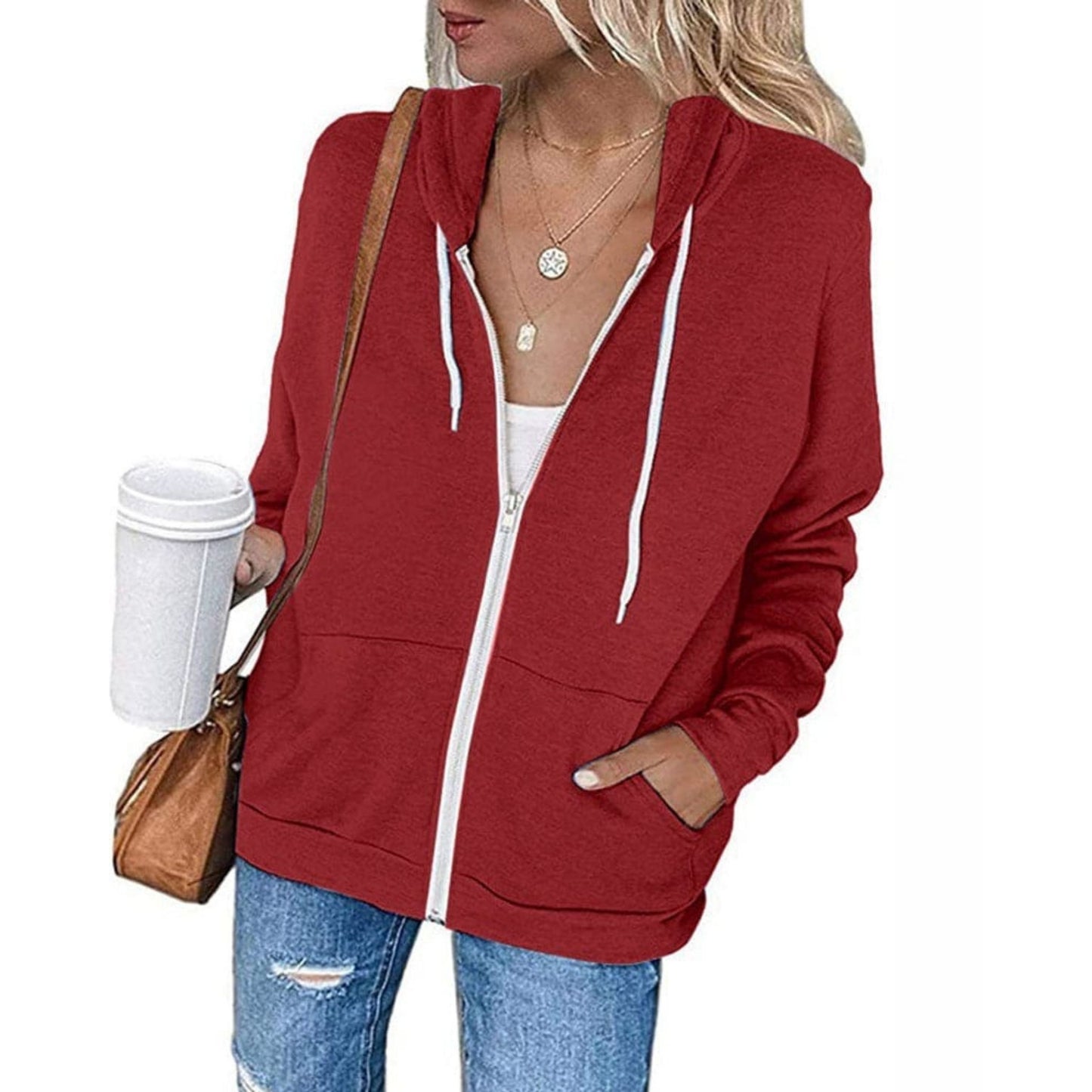 Élode | Sweat À Capuche Pour Femme | Fermeture Zippée