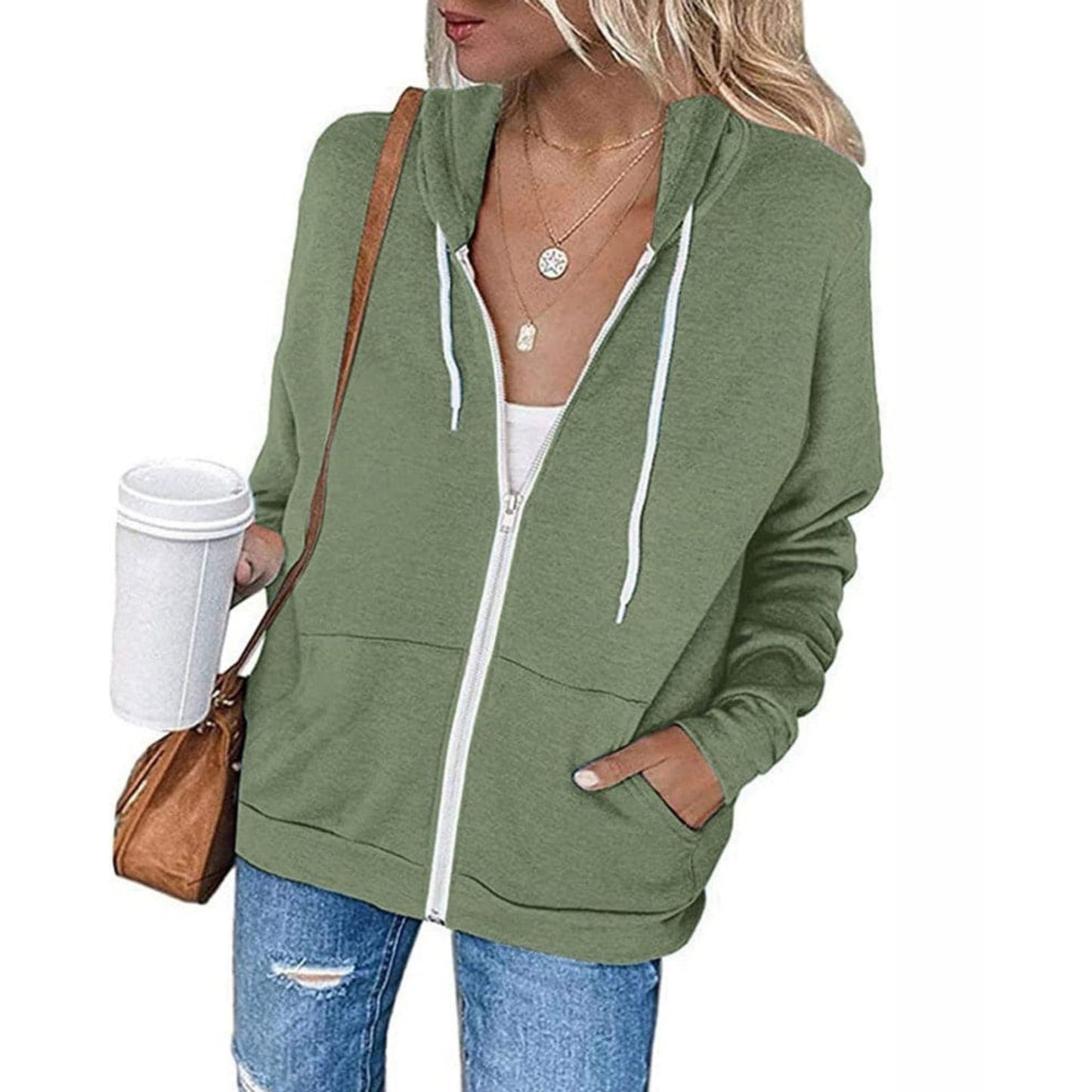 Élode | Sweat À Capuche Pour Femme | Fermeture Zippée