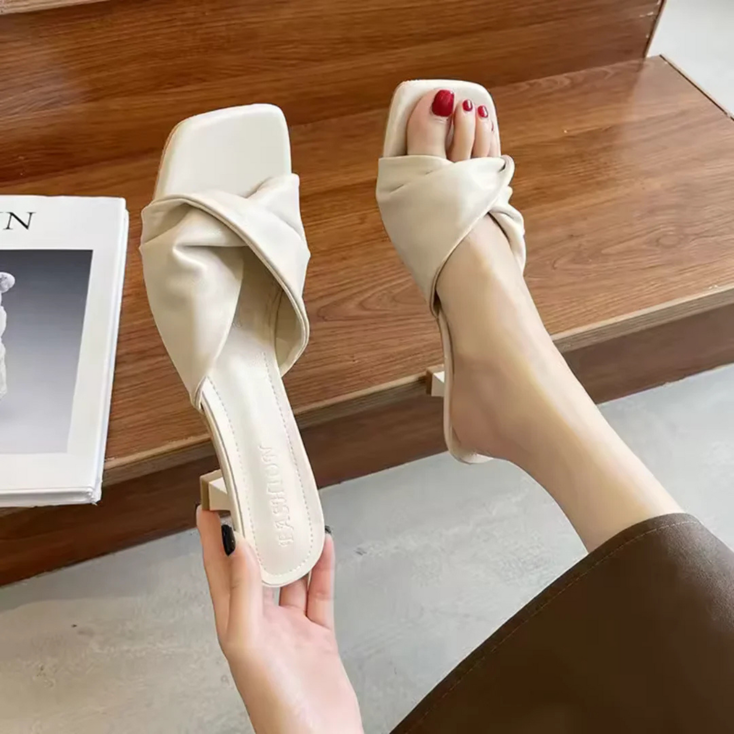 Perla | Femme Sandales | Faciles à Enfiler et Confort Durable