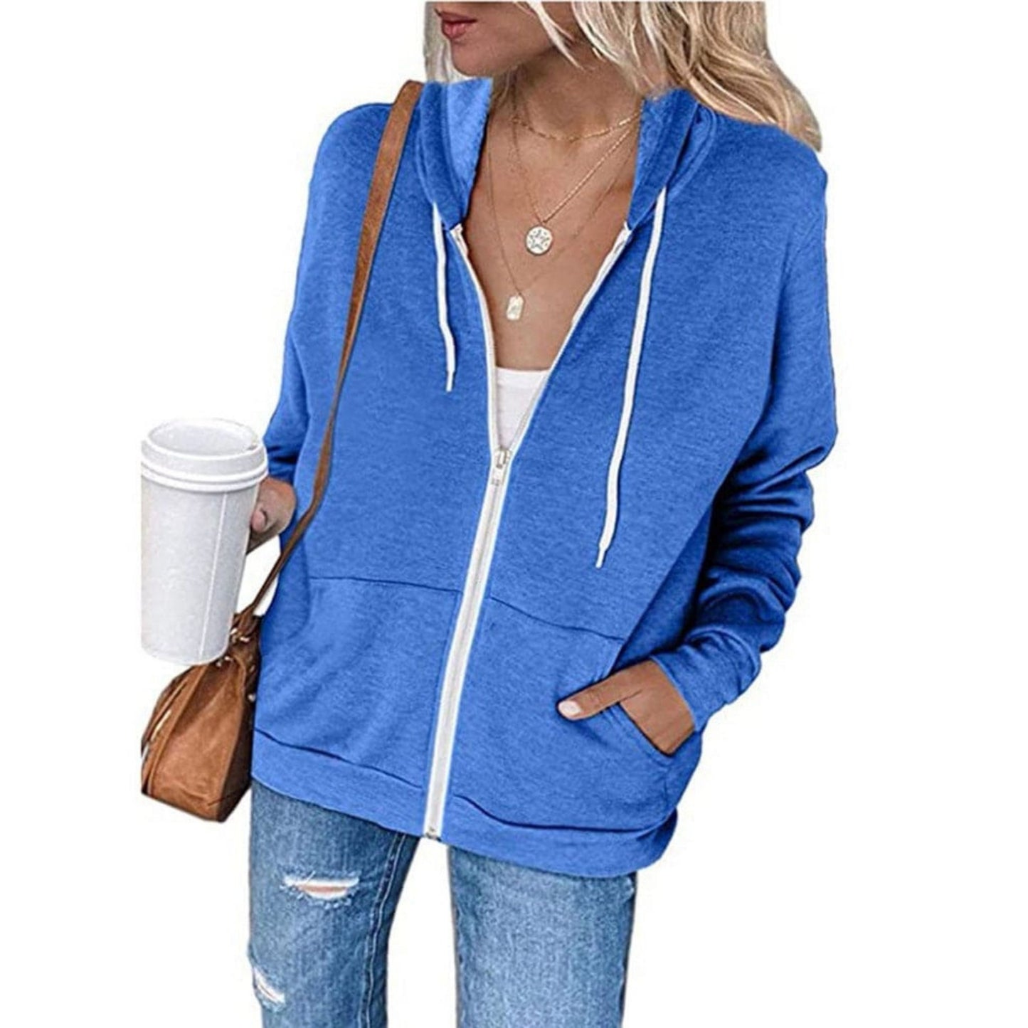 Élode | Sweat À Capuche Pour Femme | Fermeture Zippée