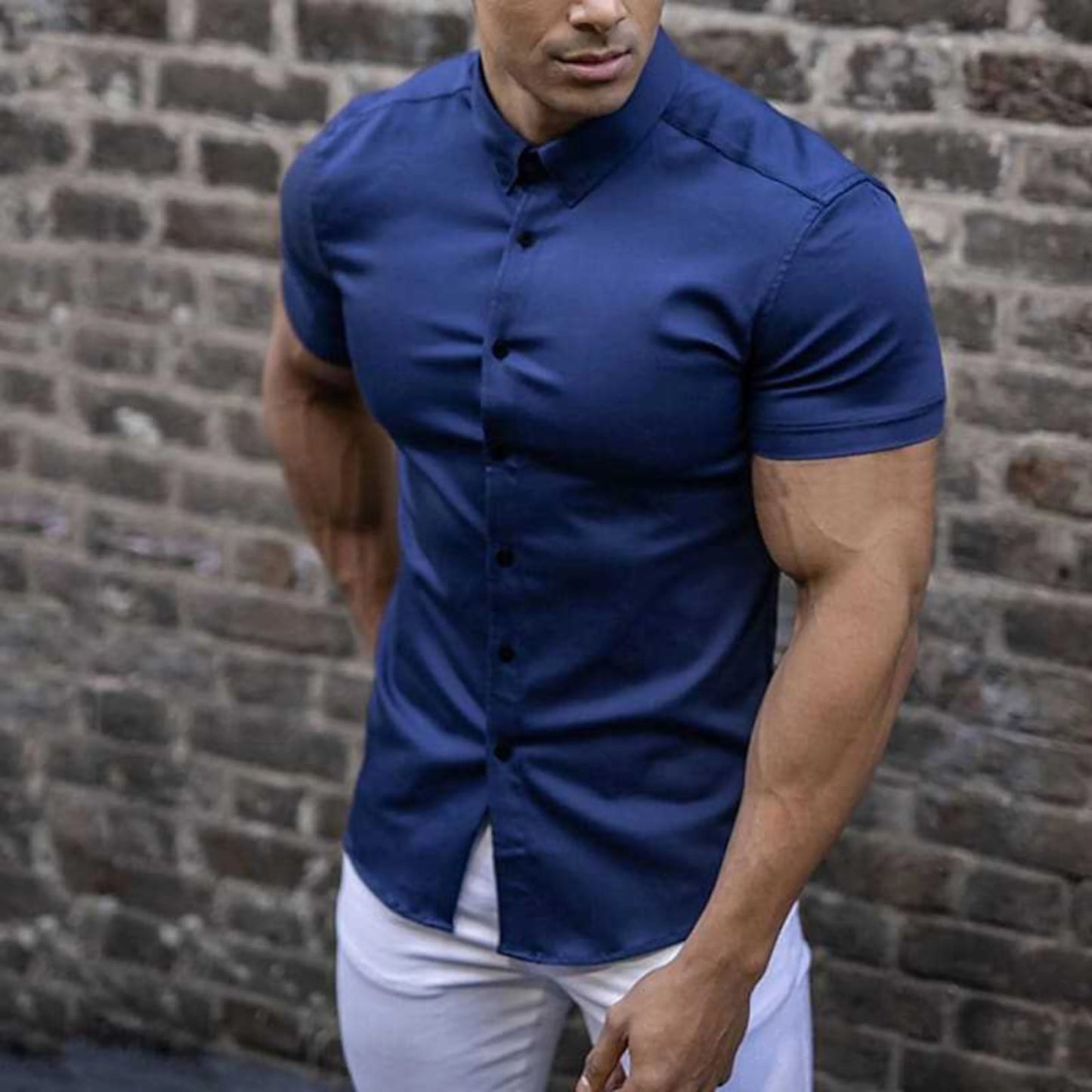 Hommes Chemise Décontractée | Manches Courtes