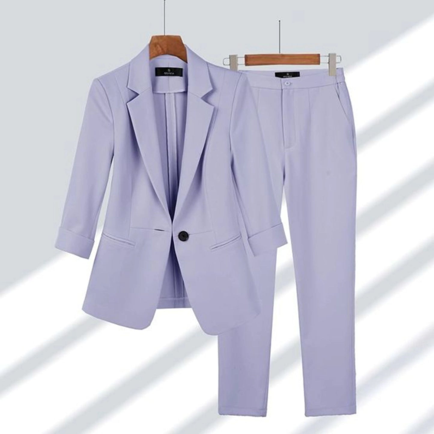 Femmes Ensemble Blazer et Pantalon Chic Formel | Deux Pièces