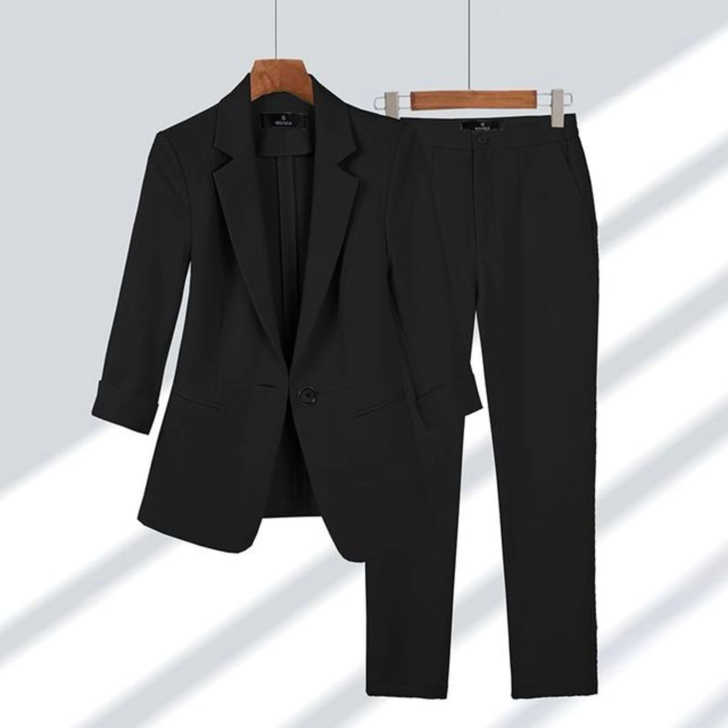 Femmes Ensemble Blazer et Pantalon Chic Formel | Deux Pièces