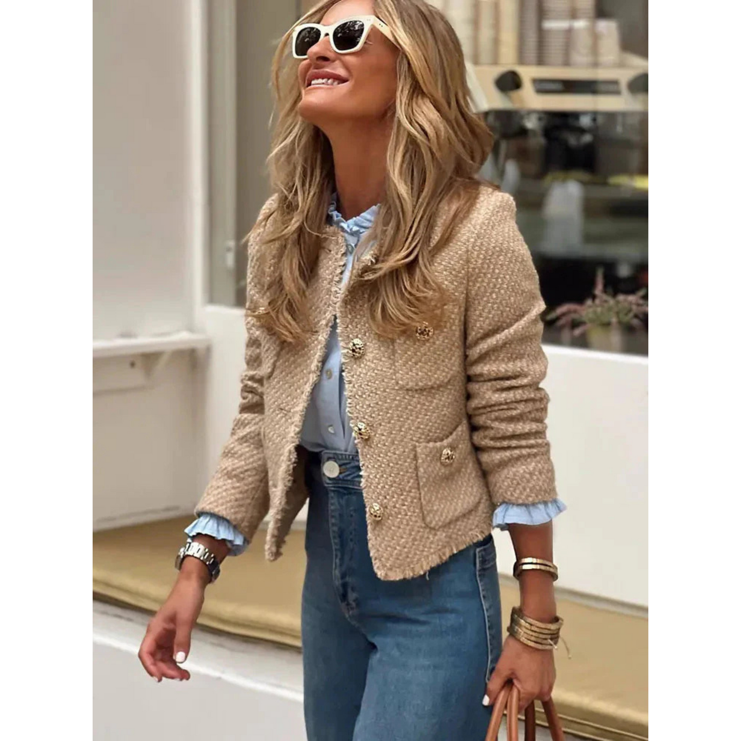 Lhéa | Veste Femme | Élégance en Tweed
