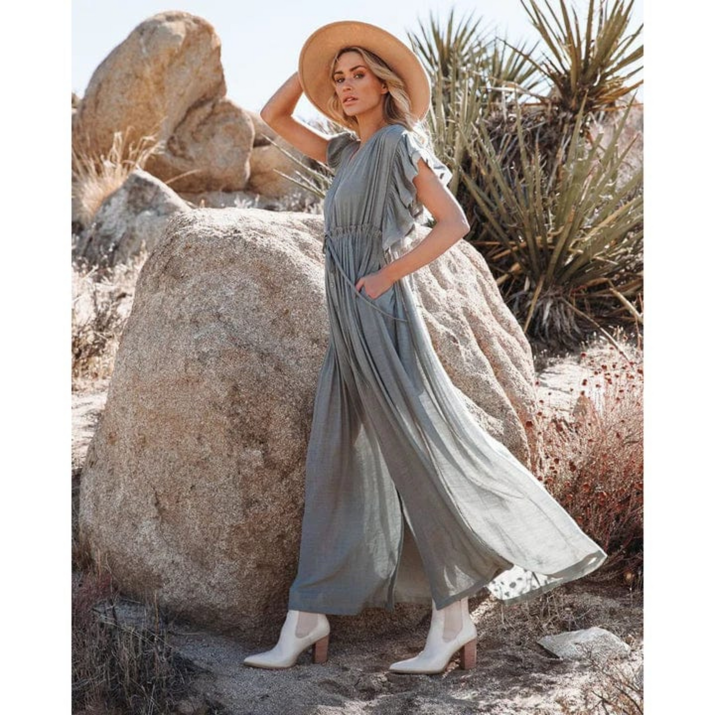 Femmes Robe Maxi Ibiza | Coupe Fluide