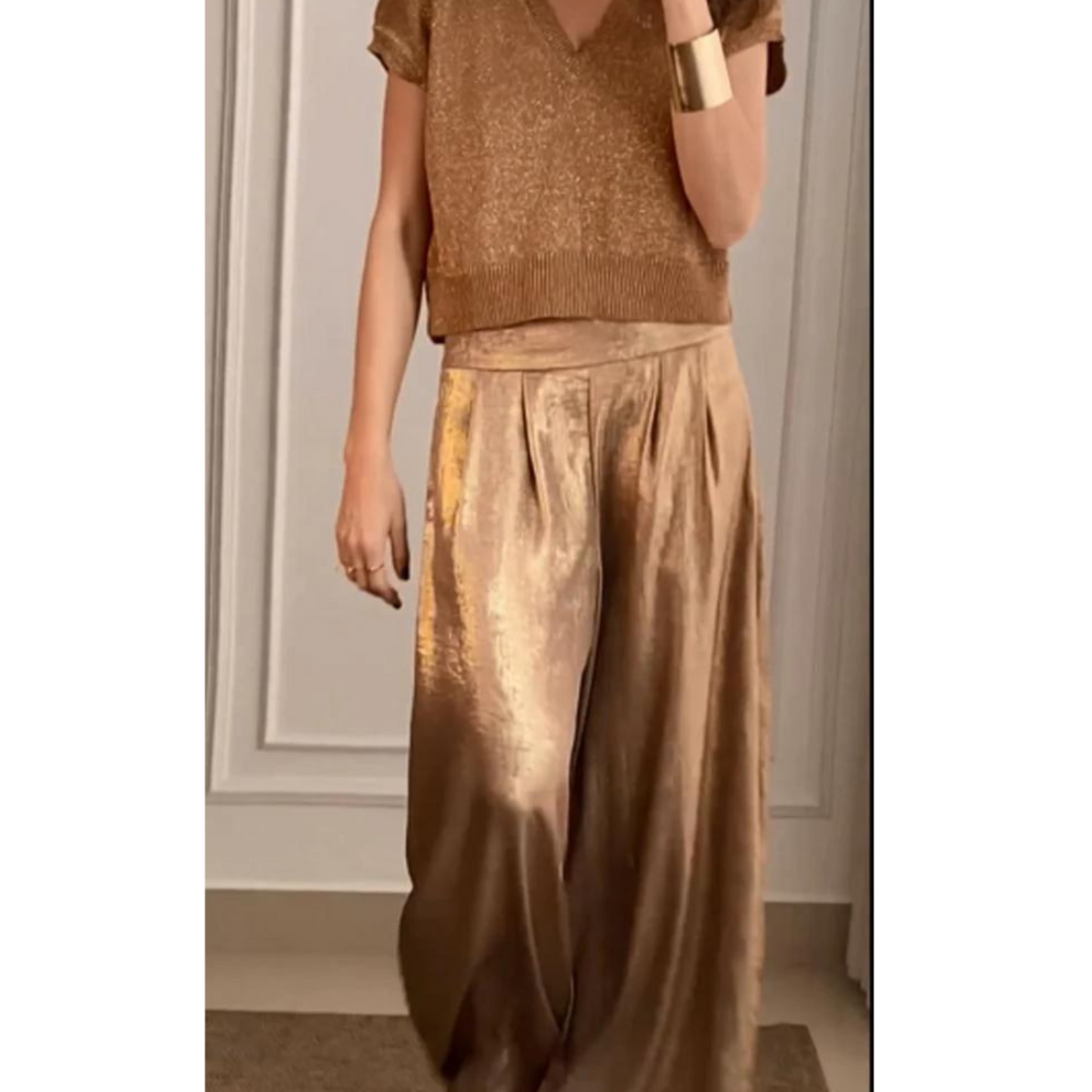 Eglé | Femme Ensemble Haut et Pantalon | Style Polyvalent et Confortable
