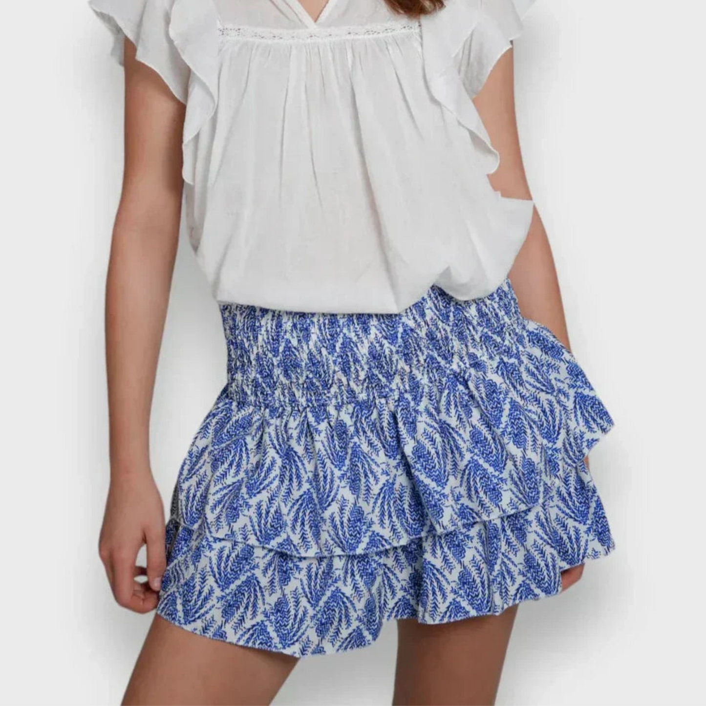 Dounia | Femme Mini-Jupe | Tissu Léger et Extensible