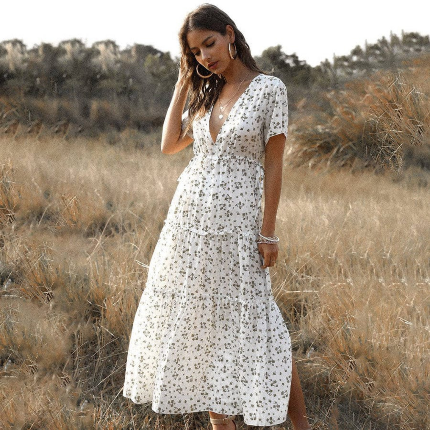 Femmes Robe Longue Été | Imprimé
