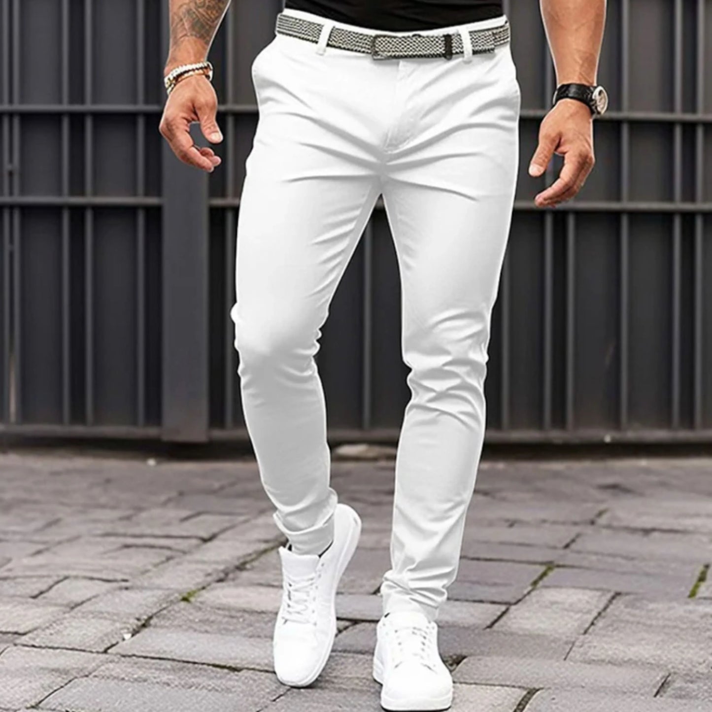 Hommes Pantalon Décontracté | Coupe Slim