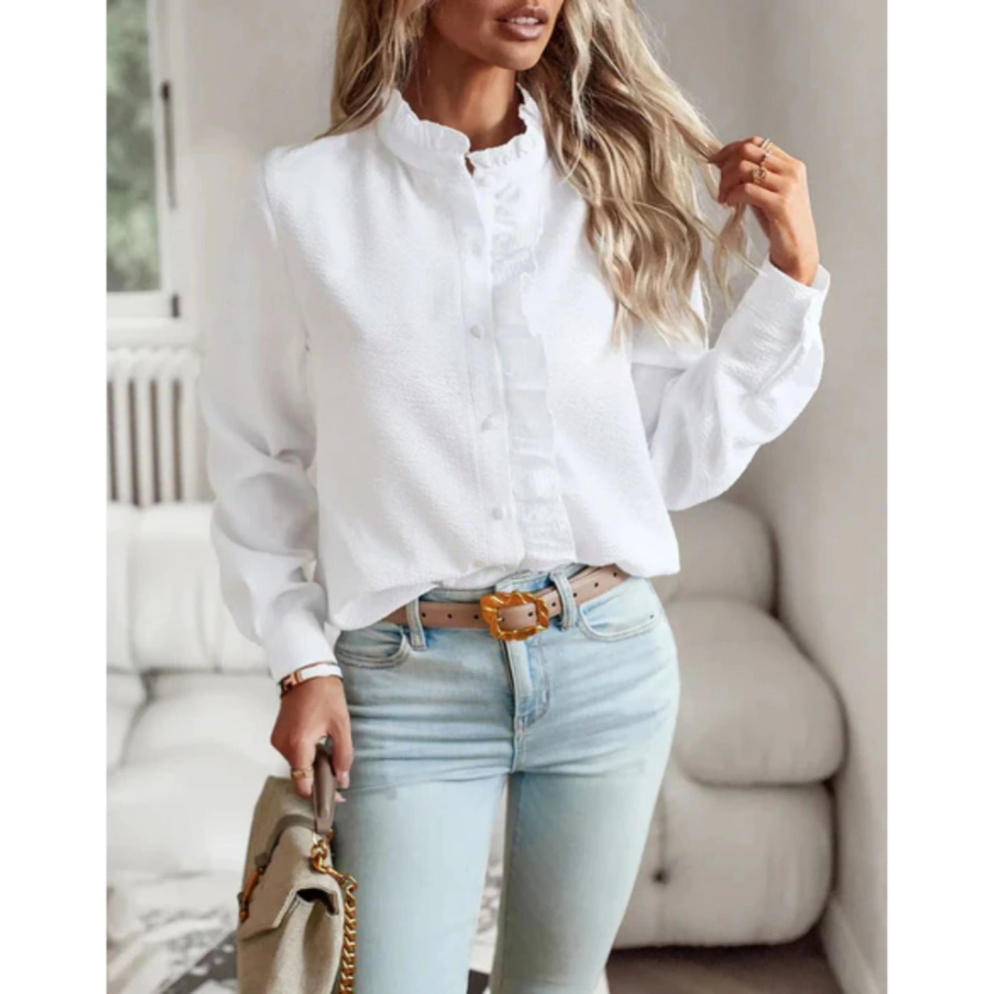 Femmes Chemise Décontractée | Manches Longues