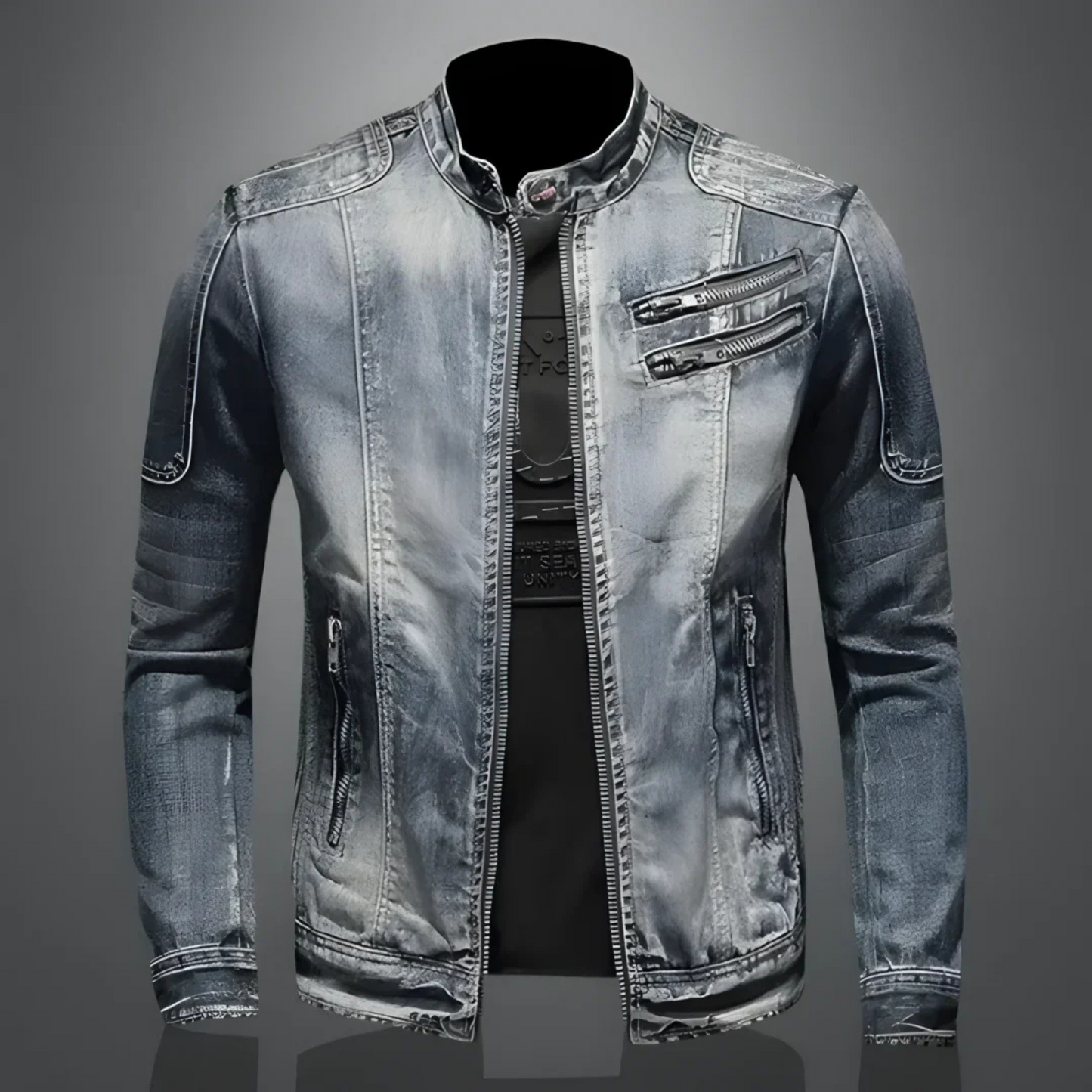 Klaus | Homme Veste Zippée | Coupe Ajustée et Design Épuré
