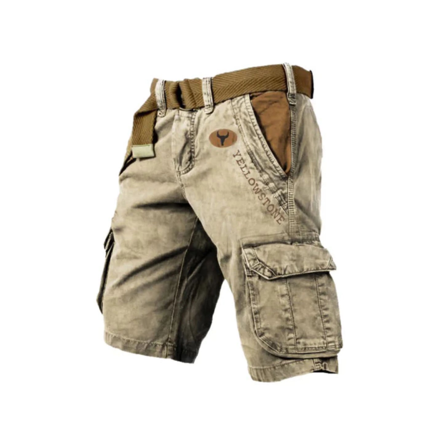Hommes Short Cargo Workwear | Taille Basse