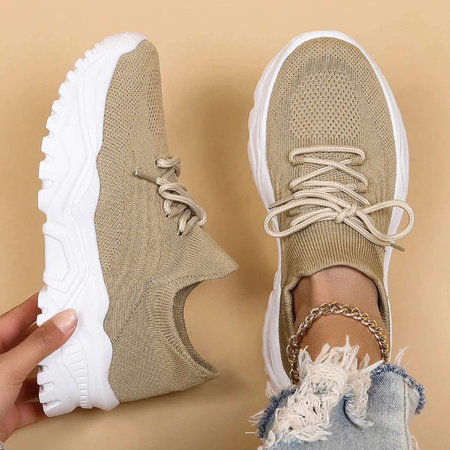 Andrine | Femme Baskets Orthopédiques | Maintien et Stabilité