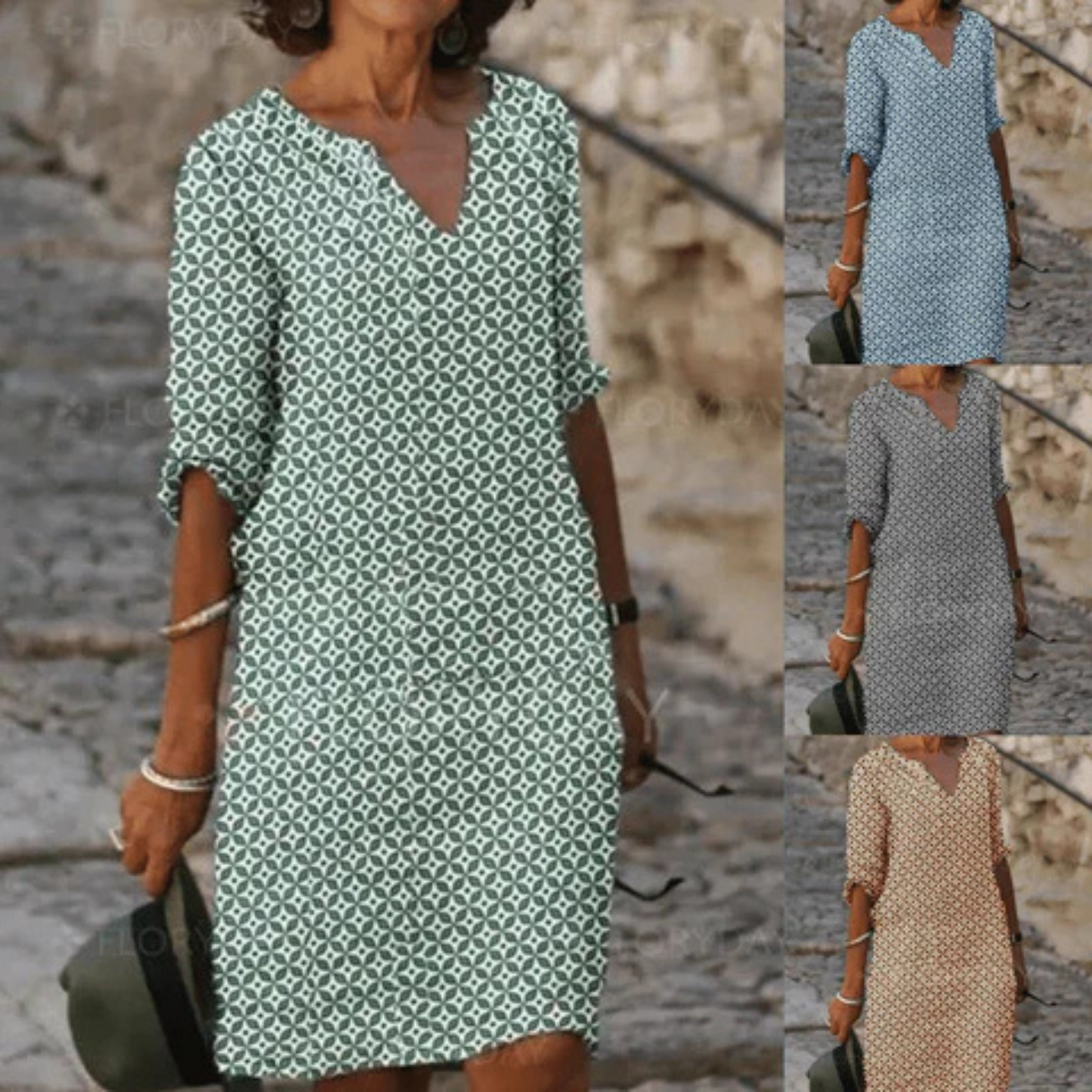 Femmes Robe | Coupe Ample et Fluide