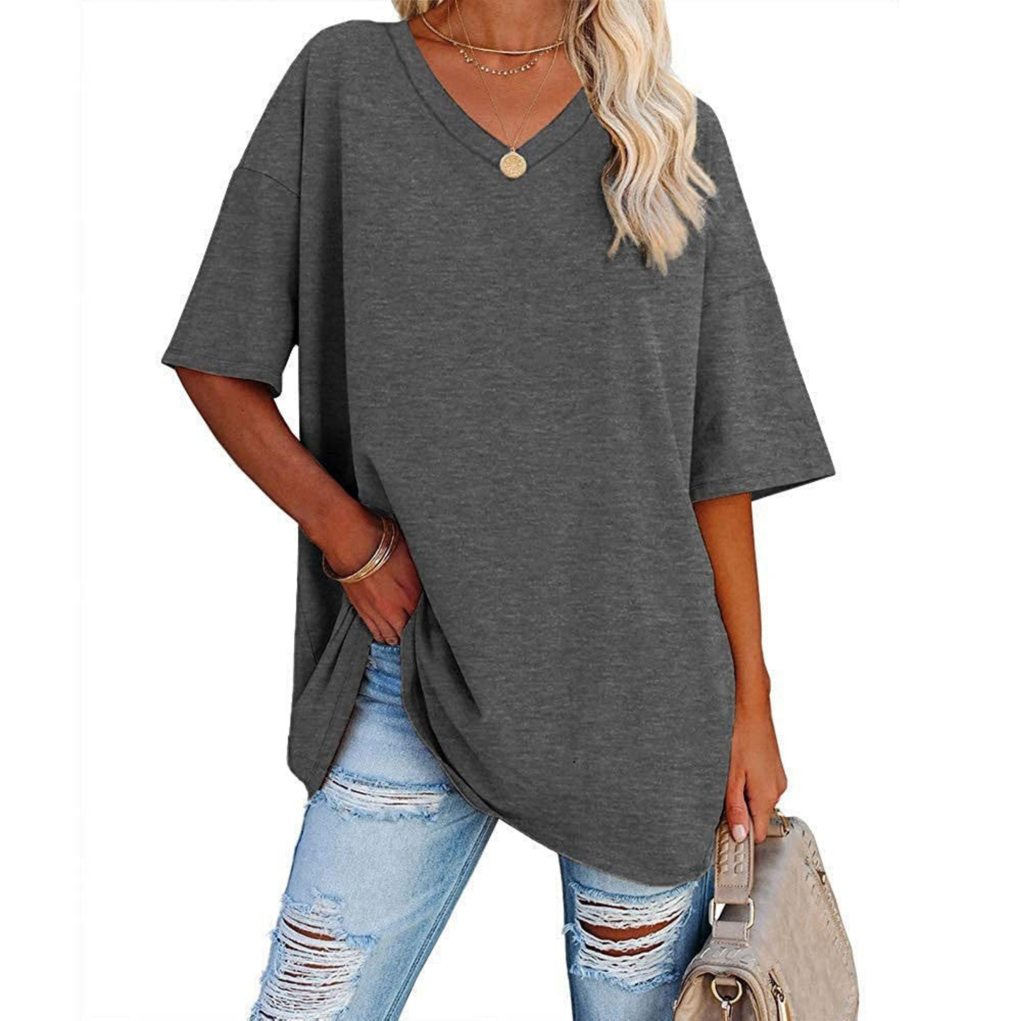 Déborah | Femme Chemise Oversize | Légère et Polyvalente