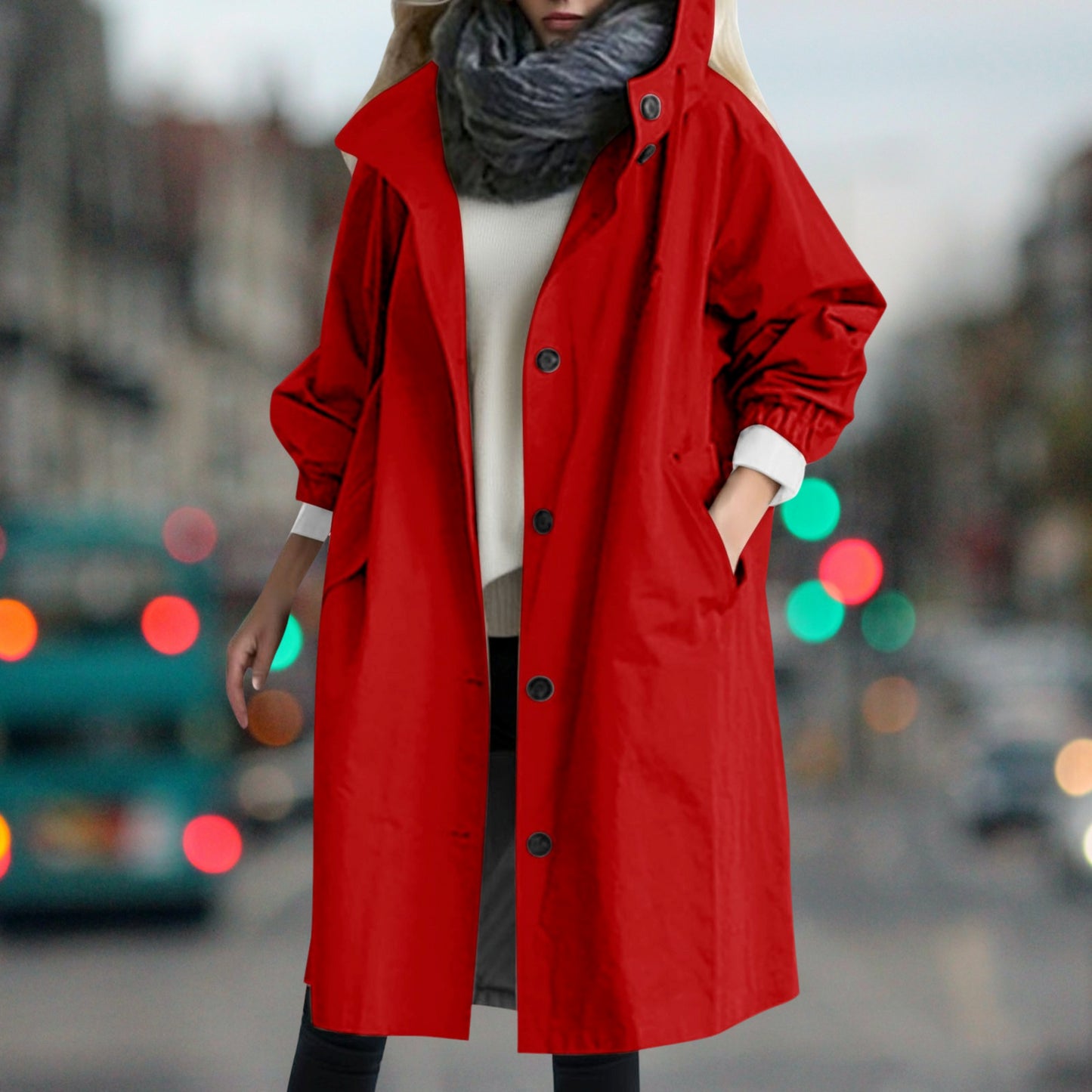 Mahaut | Manteau Imperméable Pour Femme | Capuche