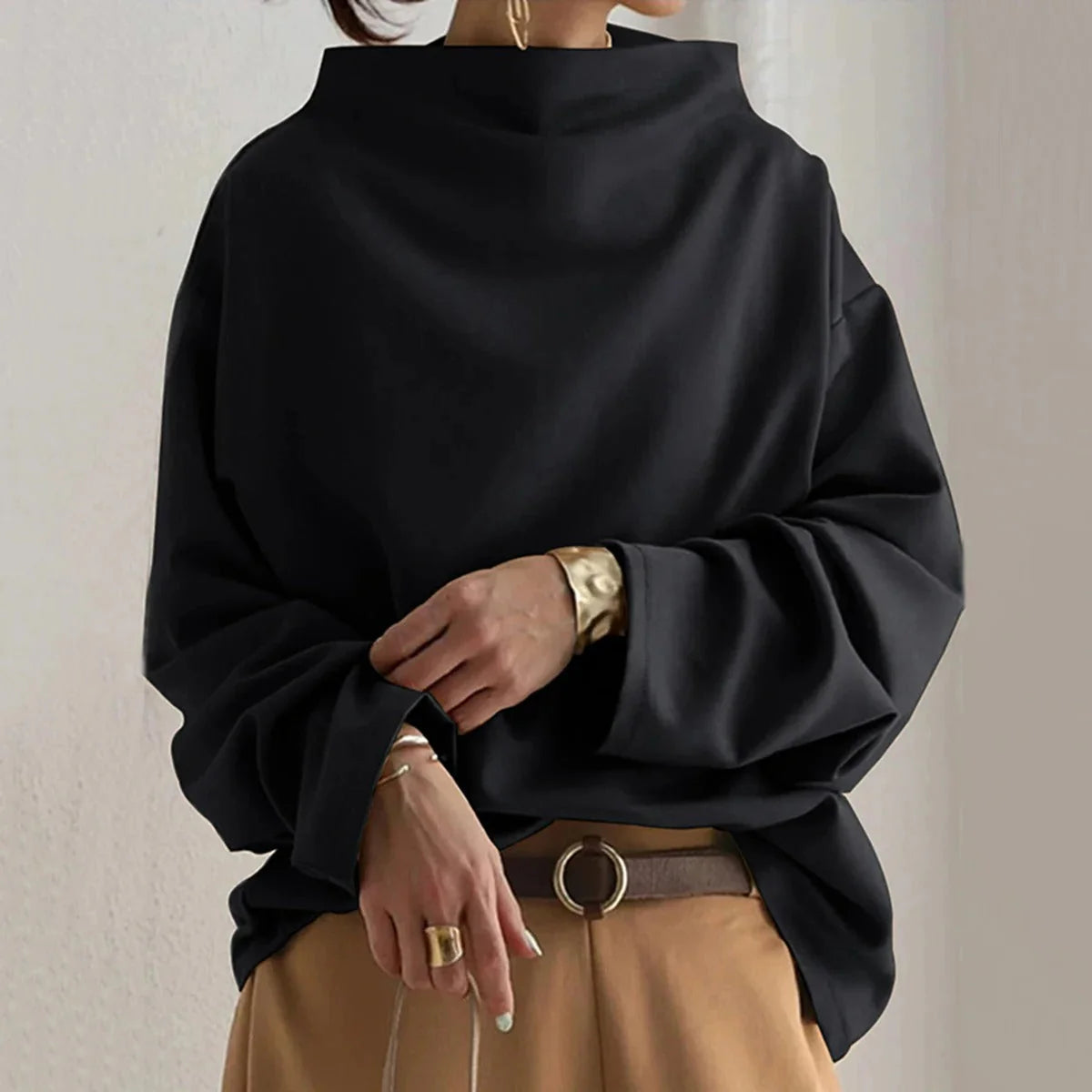 Marciana | Femme Pull Col Roulé | Chaleur et Confort Hivernal