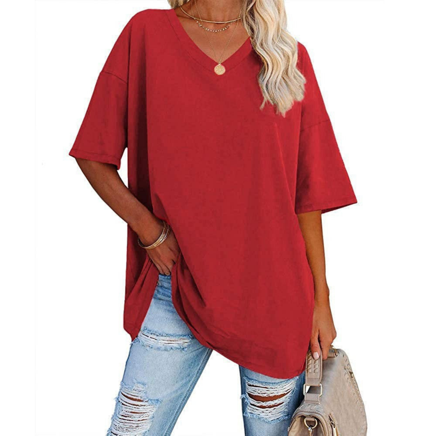 Déborah | Femme Chemise Oversize | Légère et Polyvalente