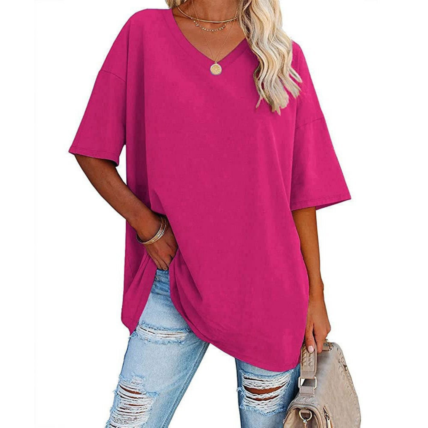 Déborah | Femme Chemise Oversize | Légère et Polyvalente