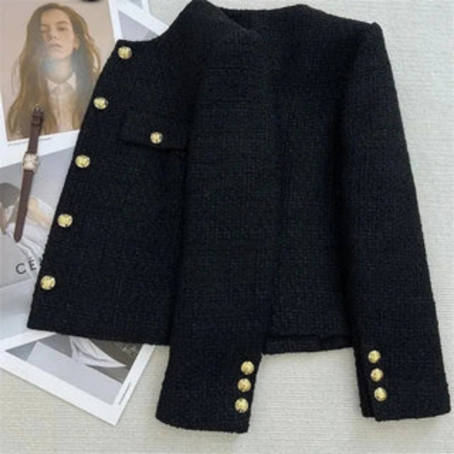 Naéva | Veste Courte Pour Femme | Noir