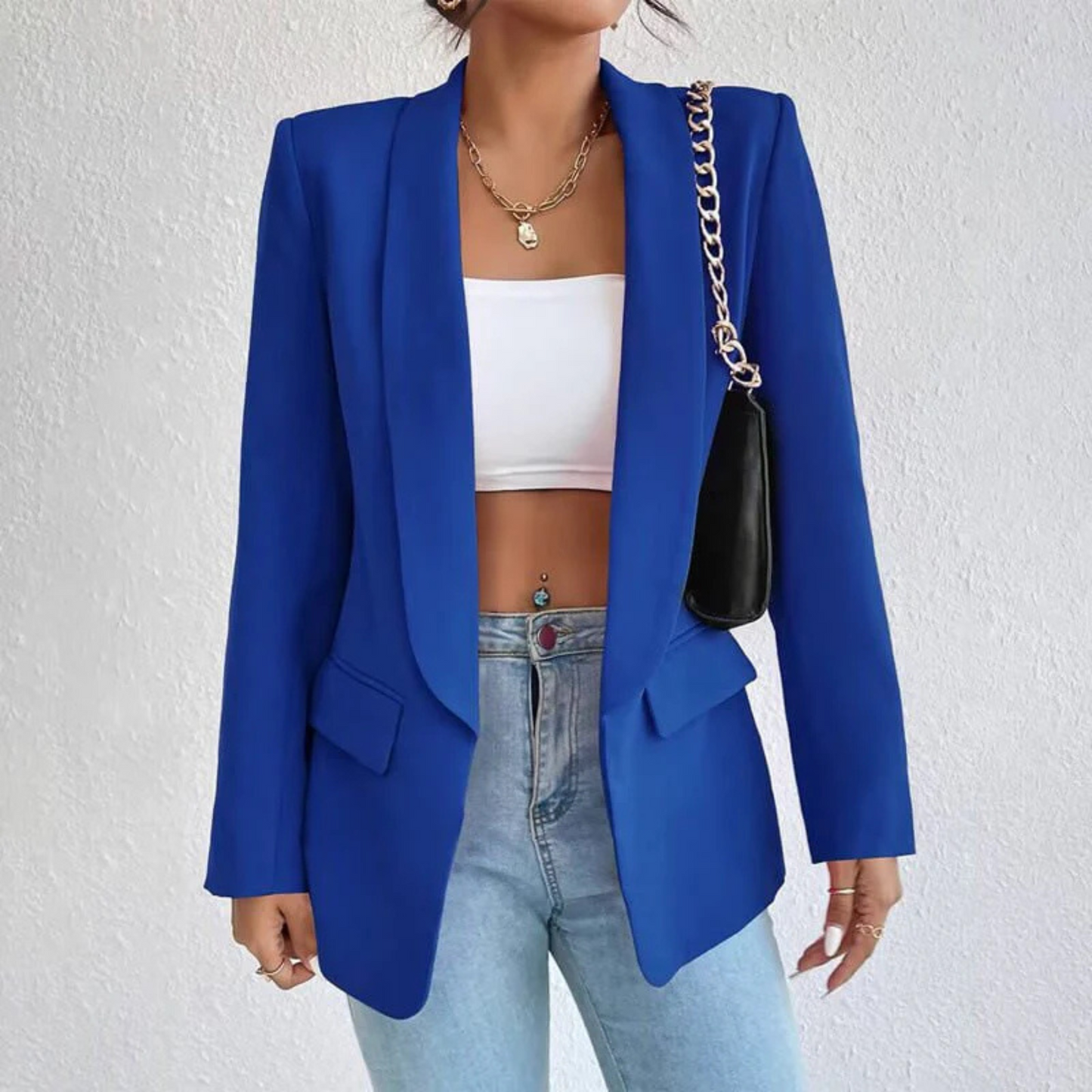 Severina | Femme Blazer Ouvert | Élégance et Liberté de Mouvement
