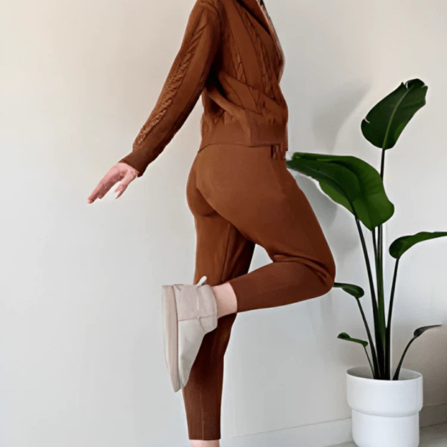 Nélina | Femme Ensemble Loungewear | Douceur et Chaleur Assurées