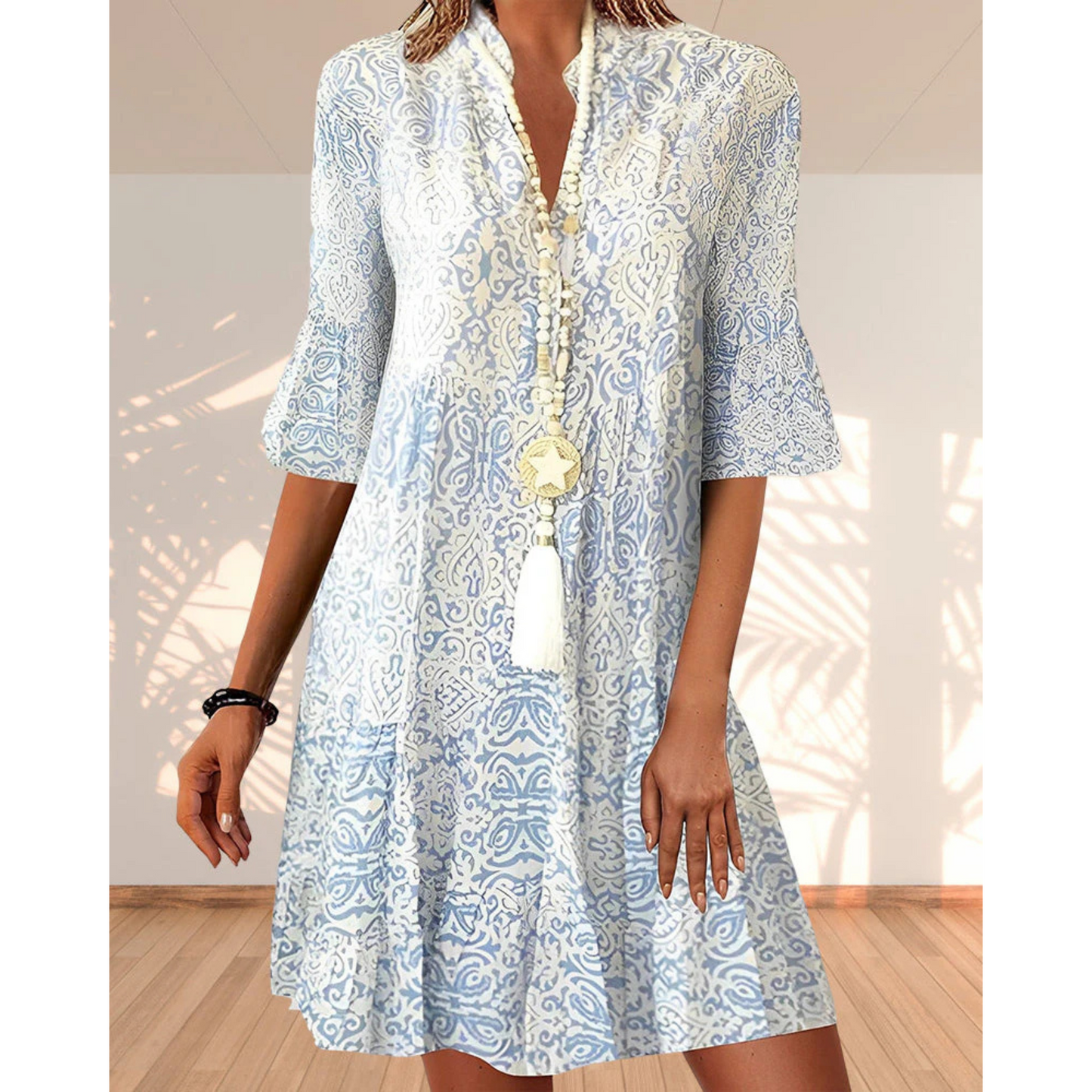 Femmes Robe Longue | Style Ibiza Blanc