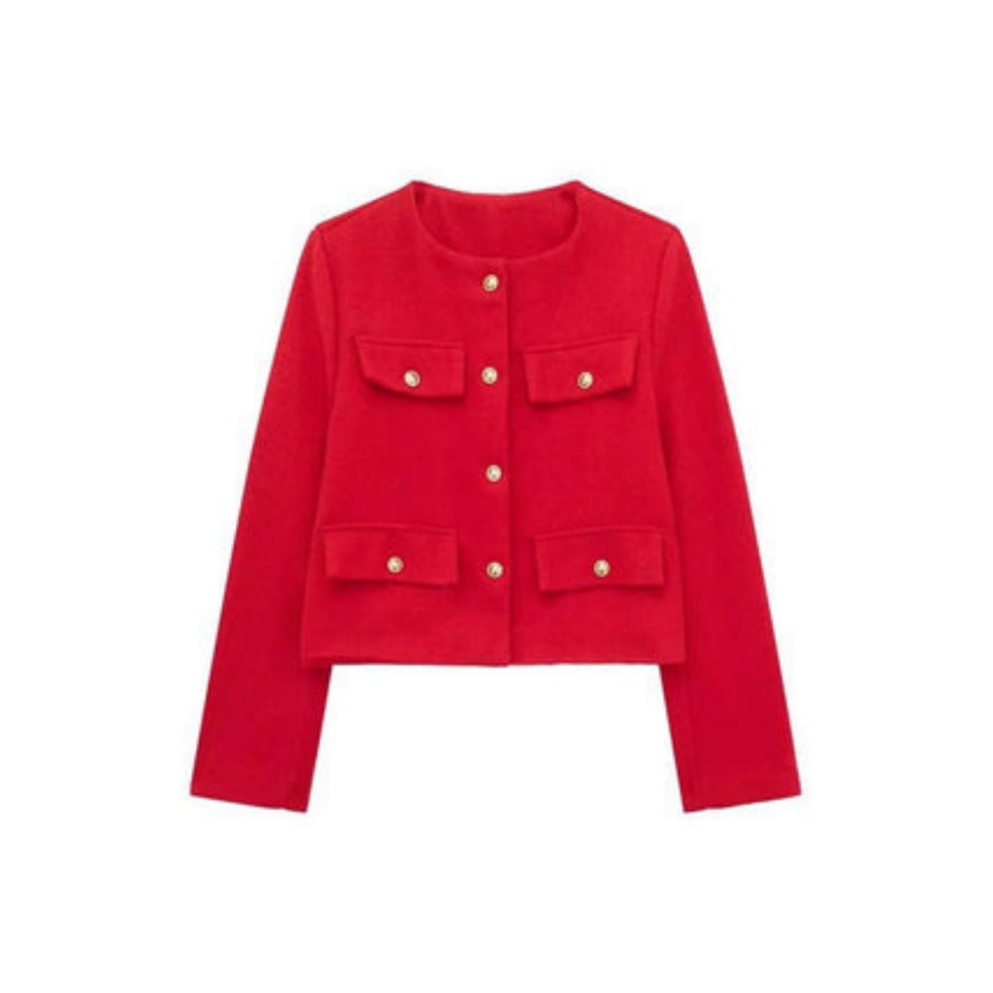 Audriélle | Veste Courte Pour Femme | Boutons Dorés