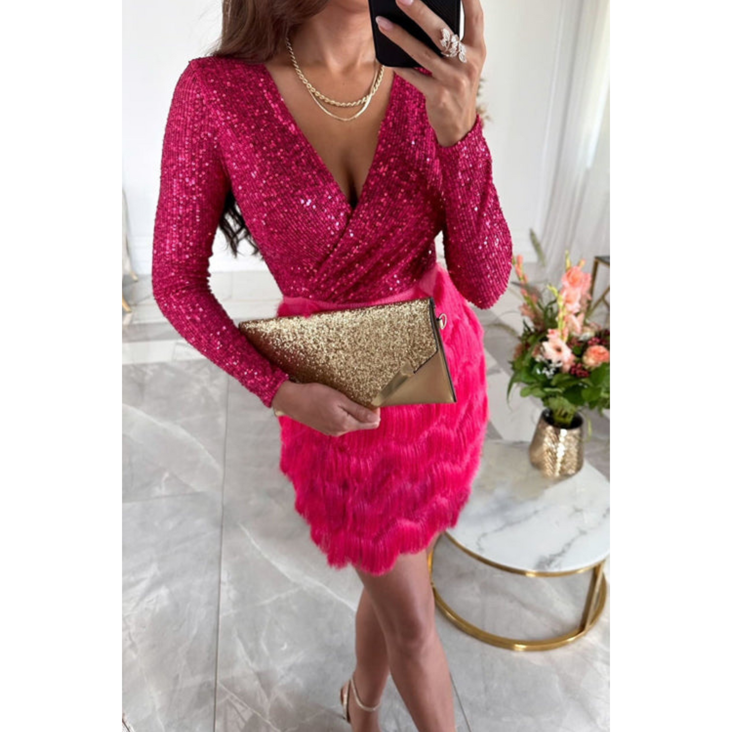 Denisia | Femme Robe | Coupe Sophistiquée Soirée