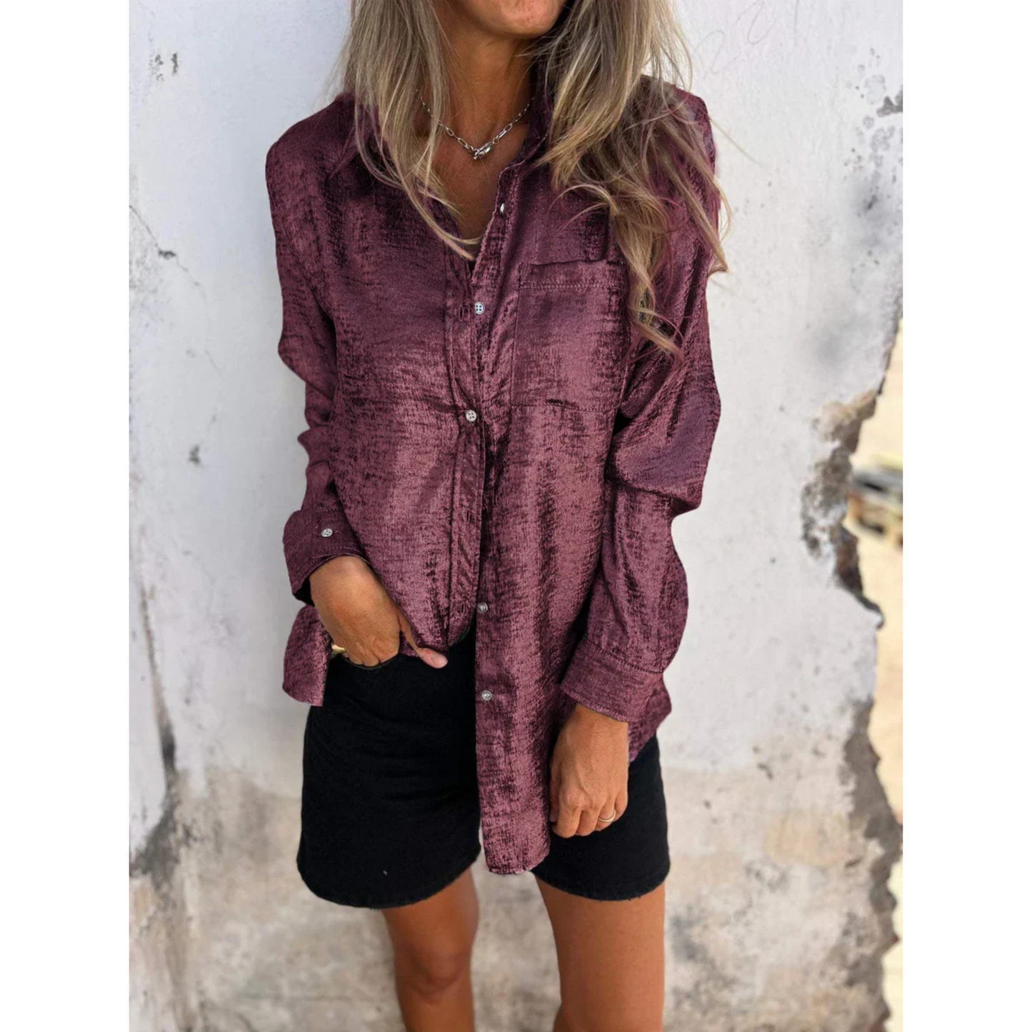 Olivette | Femme Chemise | Coupe Fluide et Polyvalente