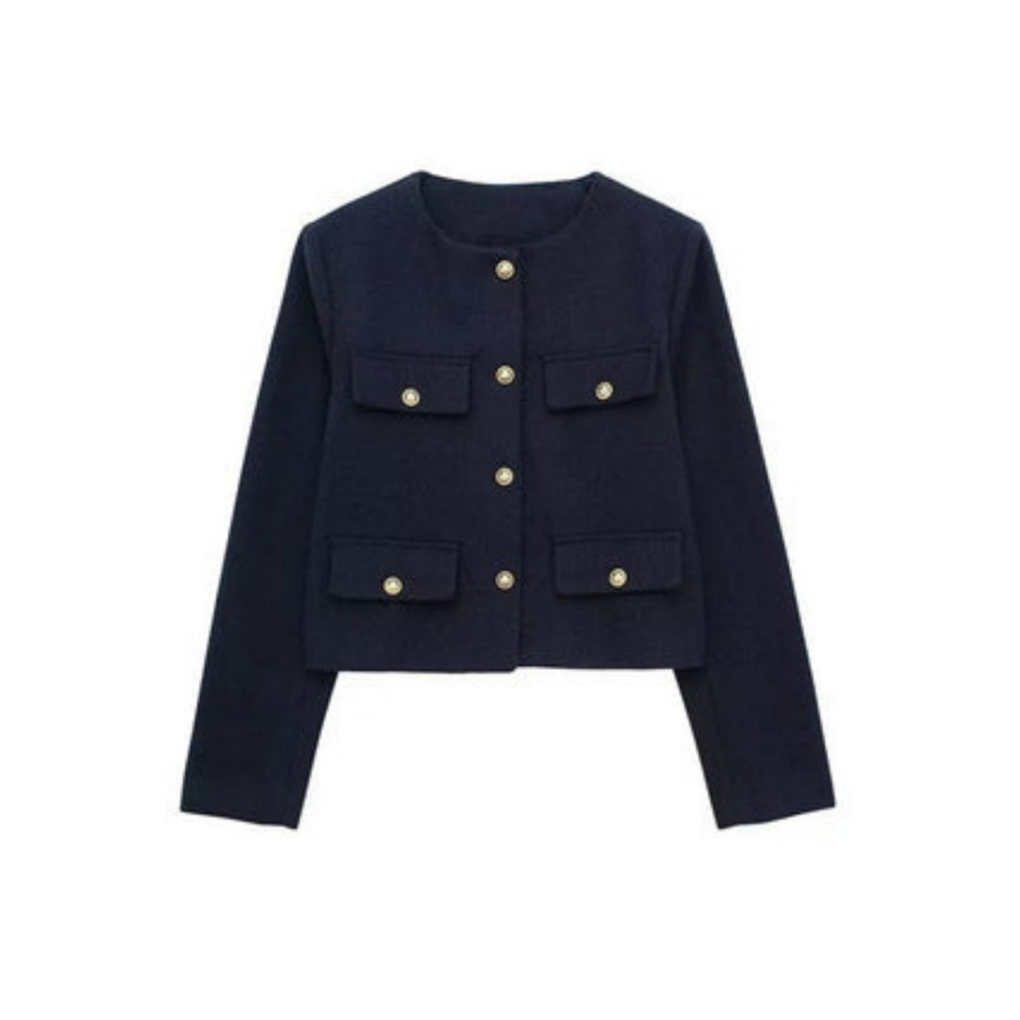 Audriélle | Veste Courte Pour Femme | Boutons Dorés