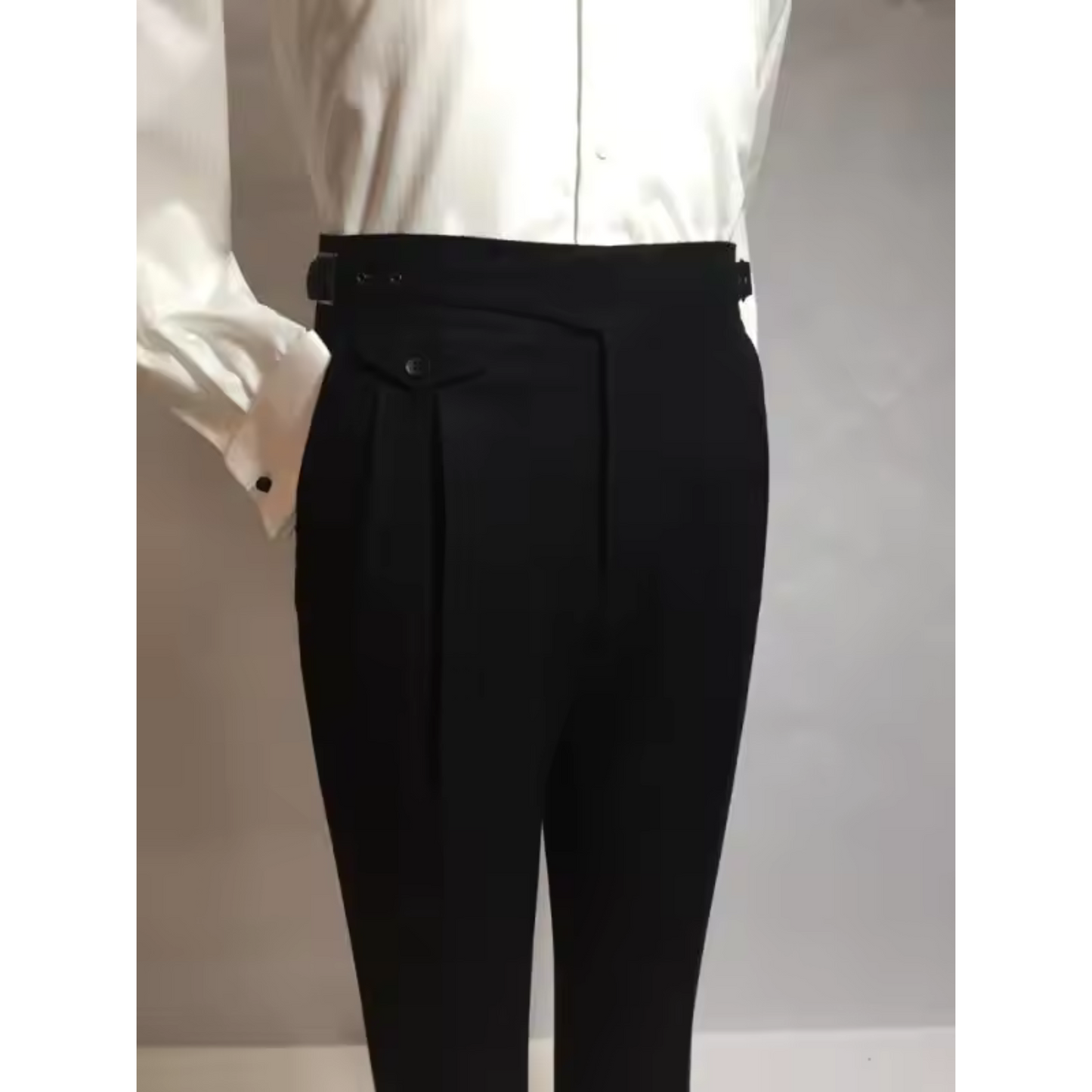 Ignace | Homme Pantalon Taille Haute | Coupe Ajustée et Confort