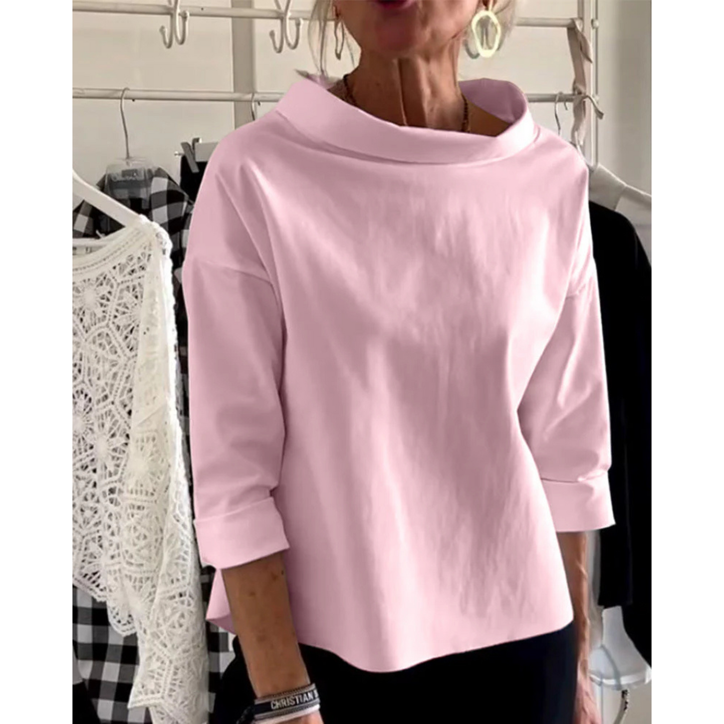 Femmes Haut Chic | Col V Et Manches Longues