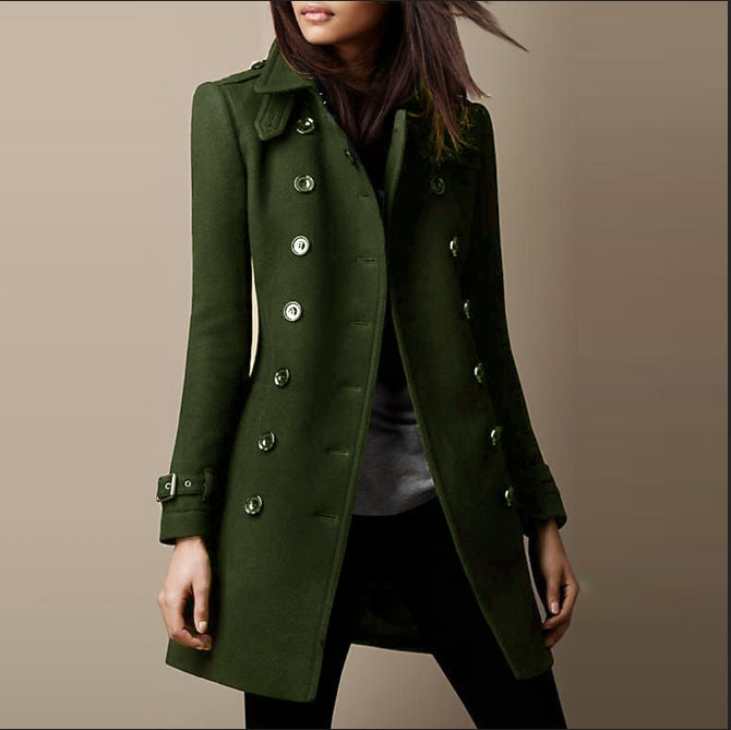 Clementa - Manteau Classique Double Bouton