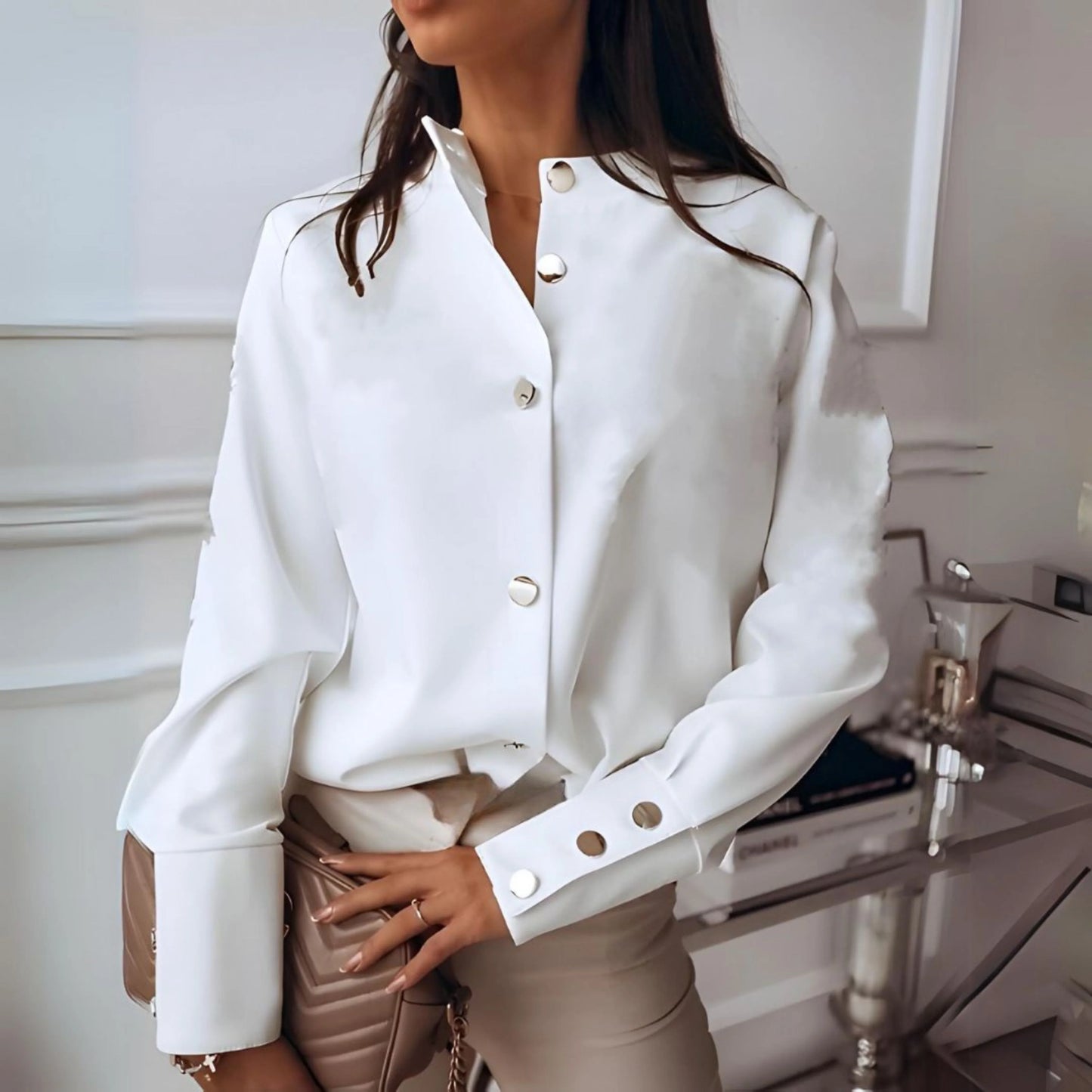 Femmes Chemise Boutonnée | Style Occasionnel