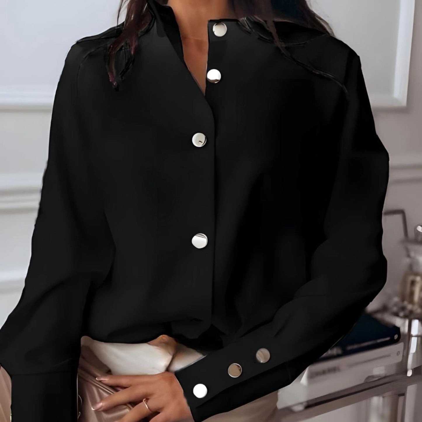 Femmes Chemise Boutonnée | Style Occasionnel