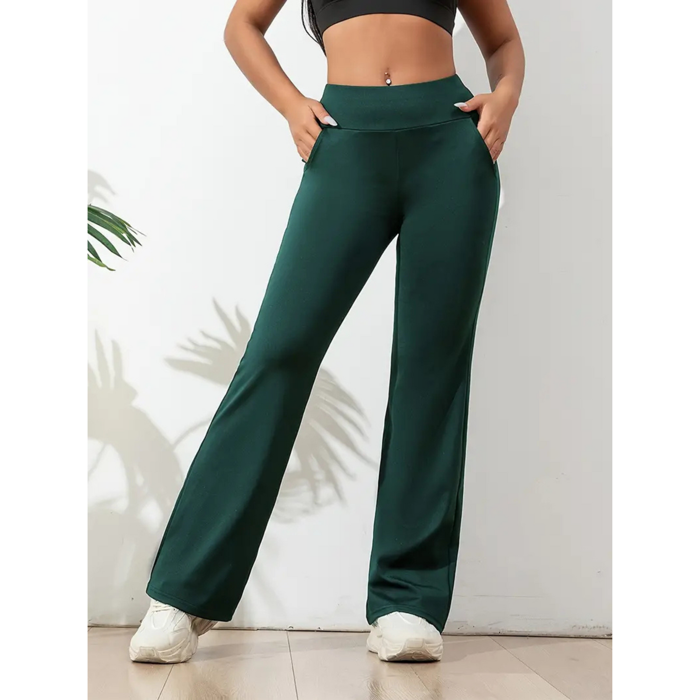 Sylvaine | Femme Pantalon Yoga | Tissu Léger & Extensible