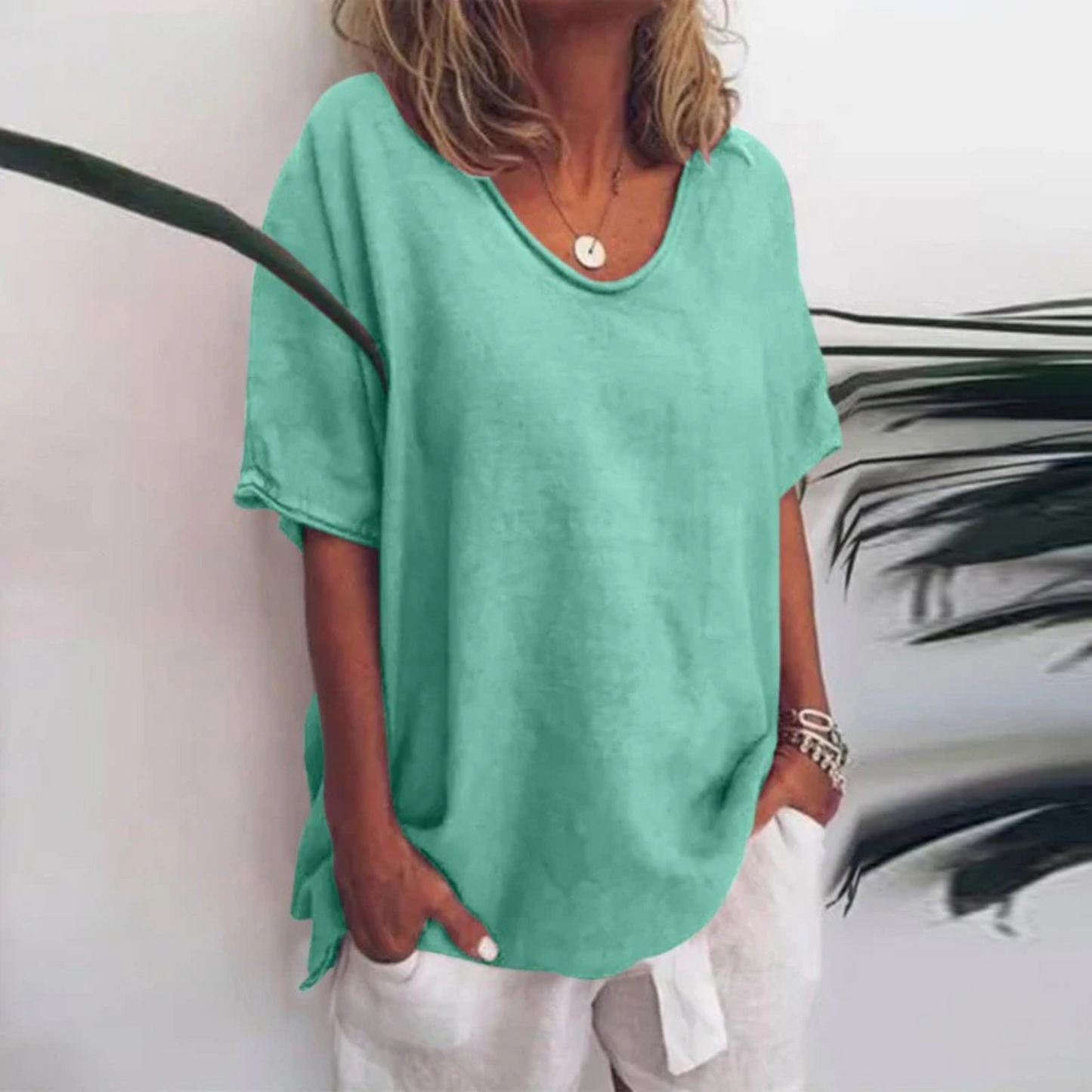 Femmes Blouse Ample Confortable | Manches Longues