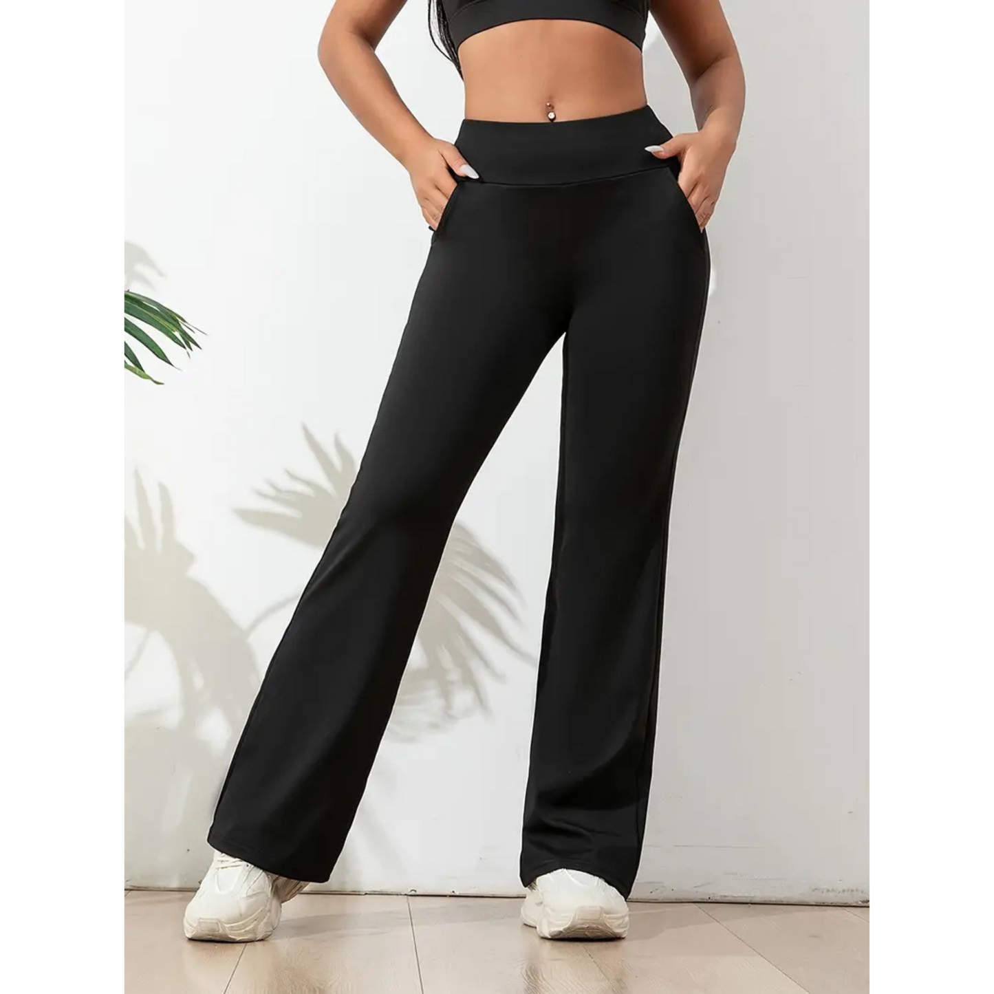 Sylvaine | Femme Pantalon Yoga | Tissu Léger & Extensible