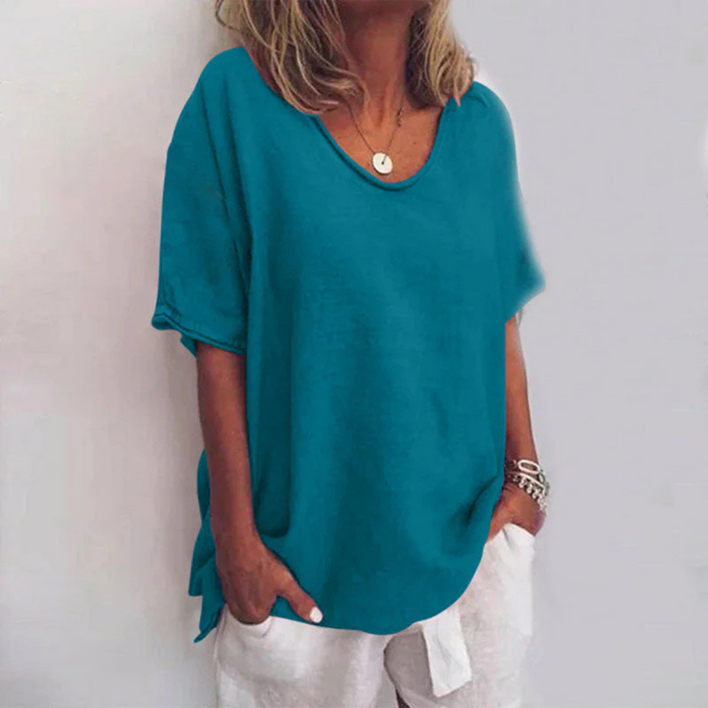 Femmes Blouse Ample Confortable | Manches Longues