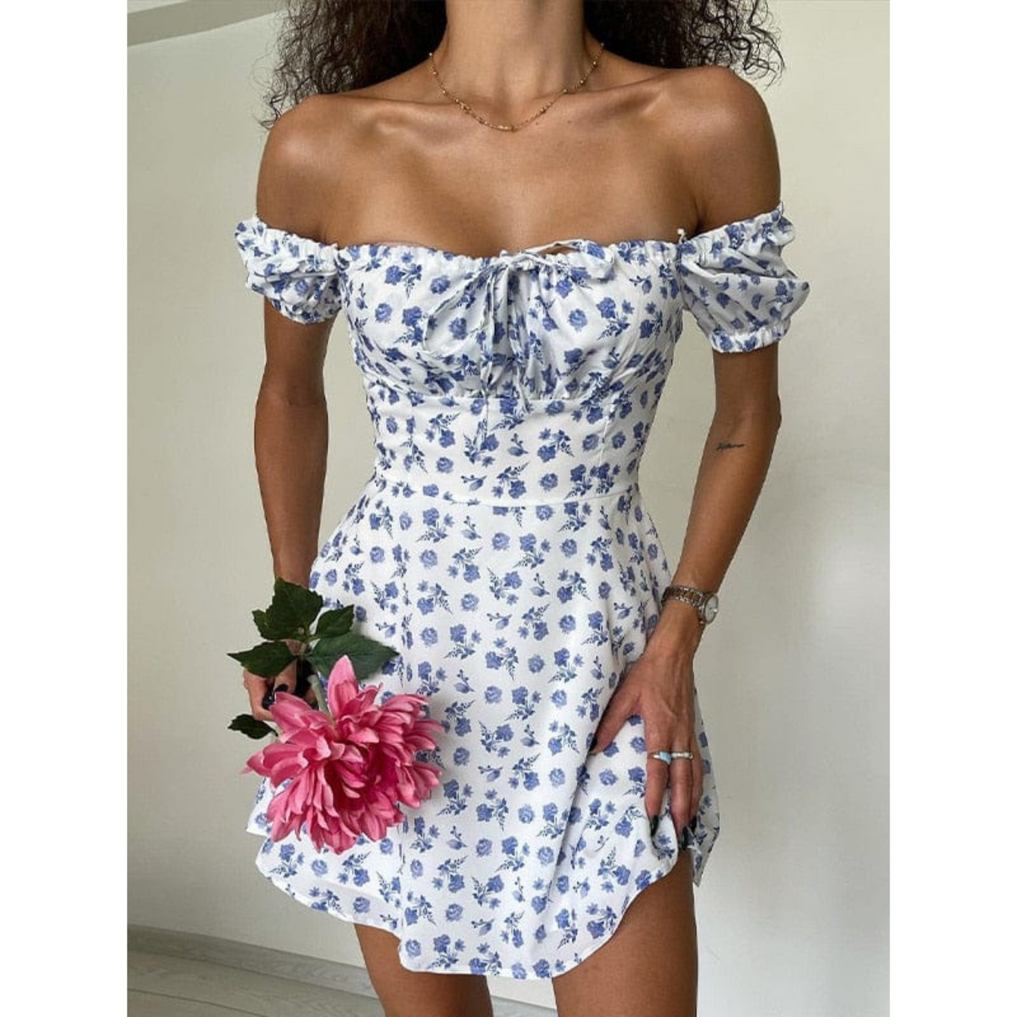 Femmes Robe Courte Été | Imprimé Fleuri Boho
