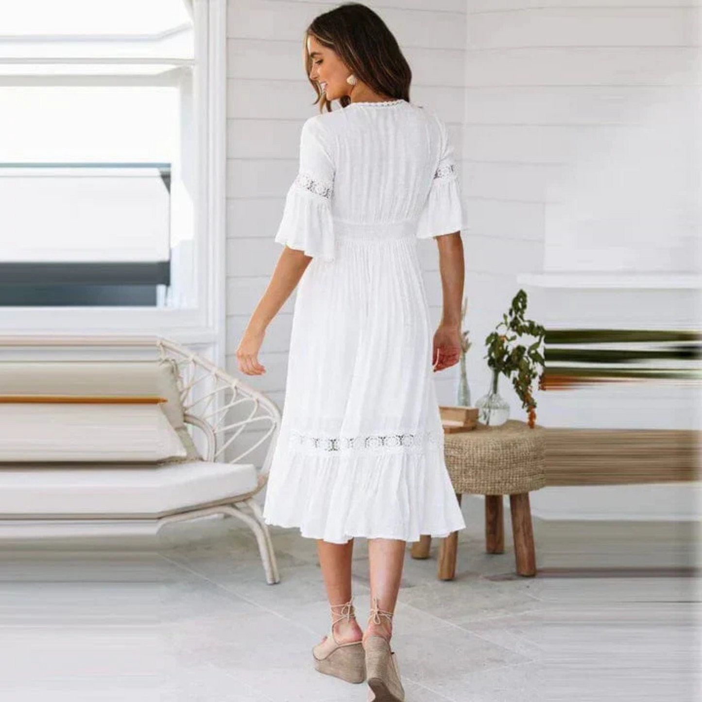 Femmes Robe Longue | Détails Raffinés