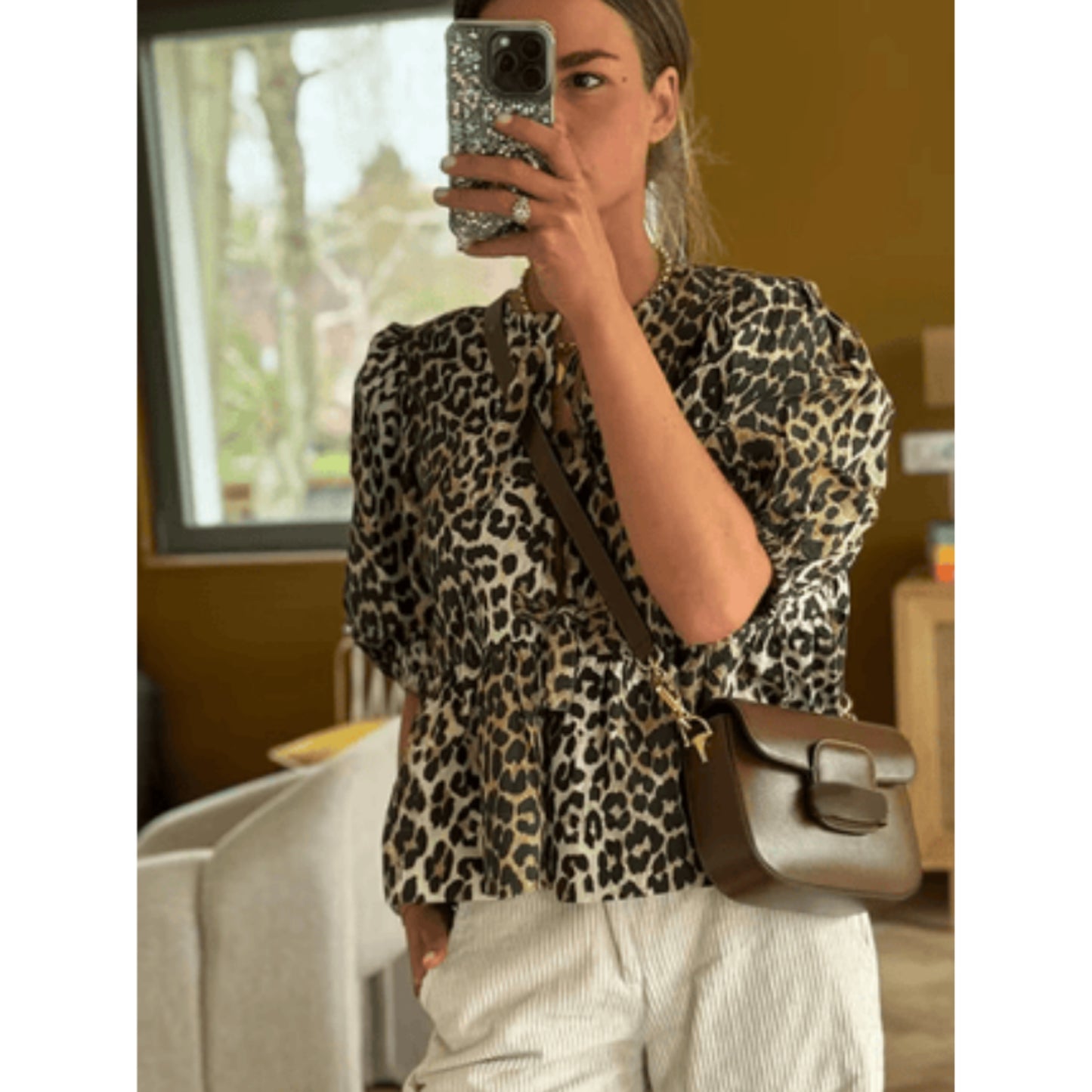 Charee | Blouse Tendance Pour Femme | Manches Bouffantes