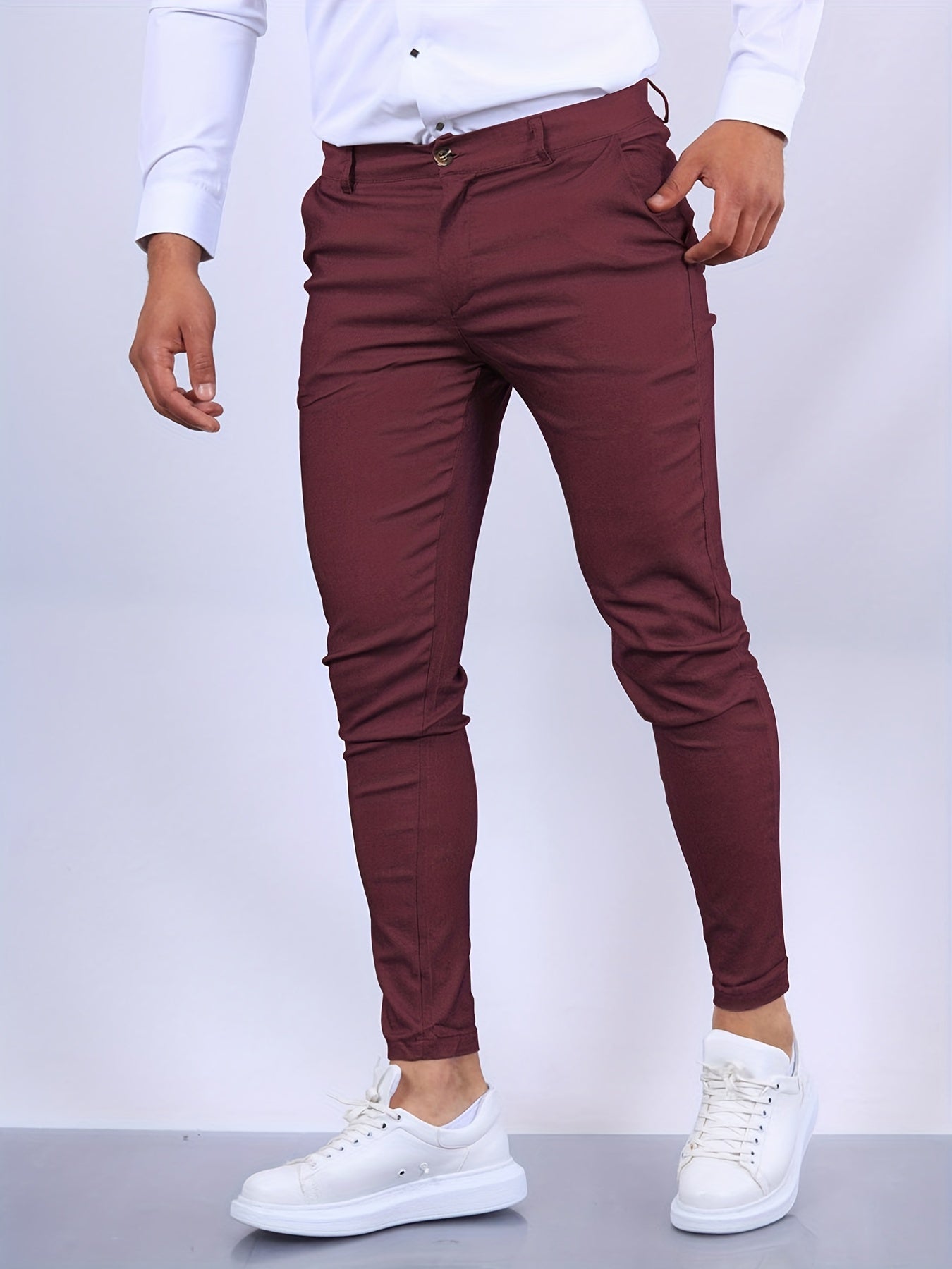 Hommes Pantalon Slim Fit | Design Moderne Chic