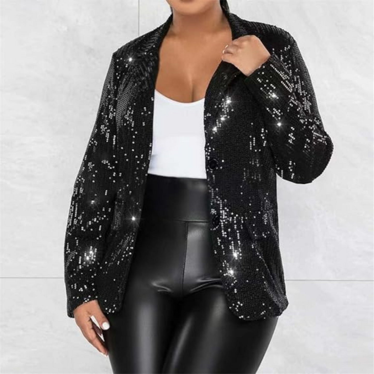 Femmes Blazer Ruché | Paillettes